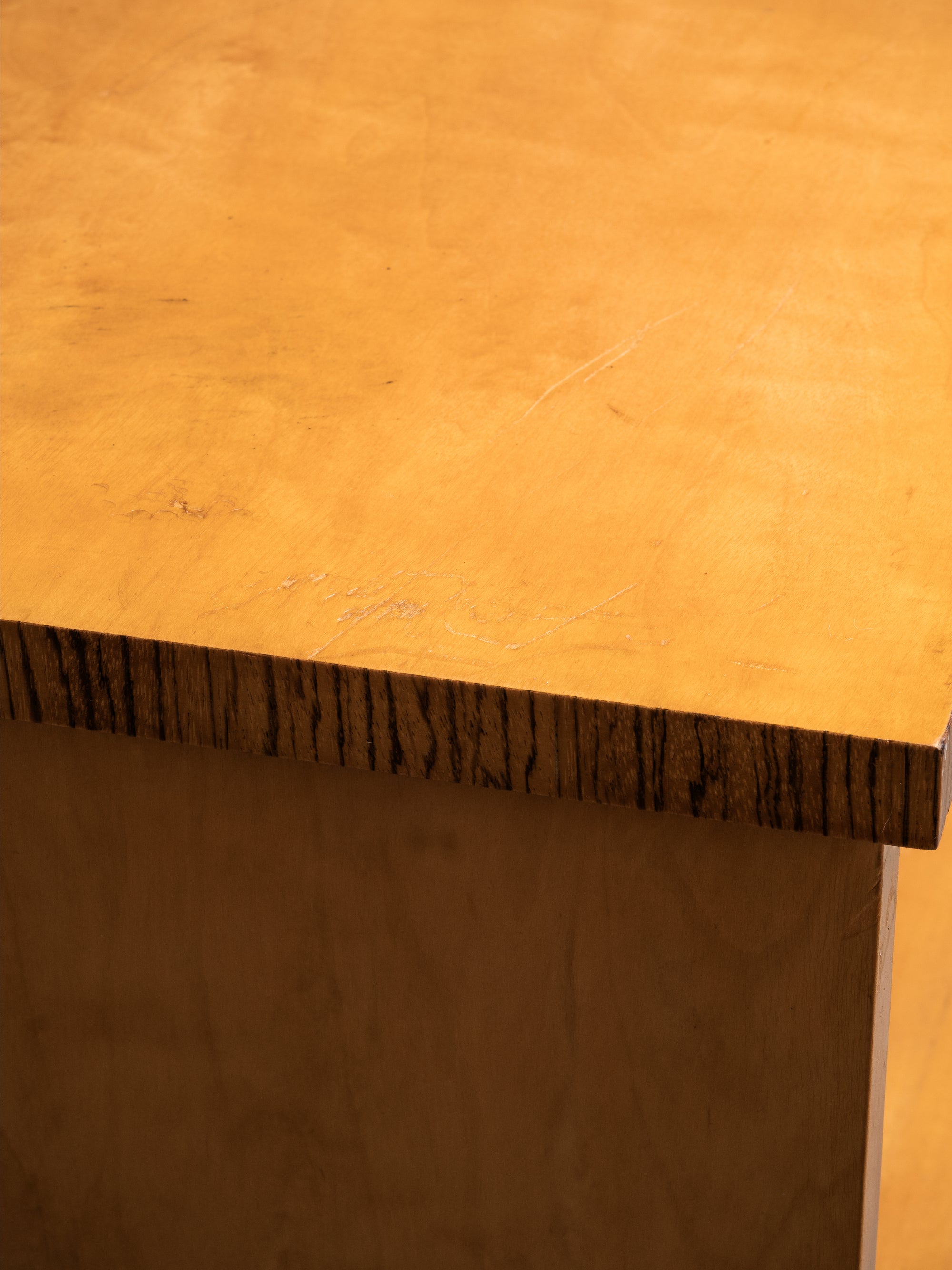 Scandinavian Functionalist Birch Shelving Unit, 1940s