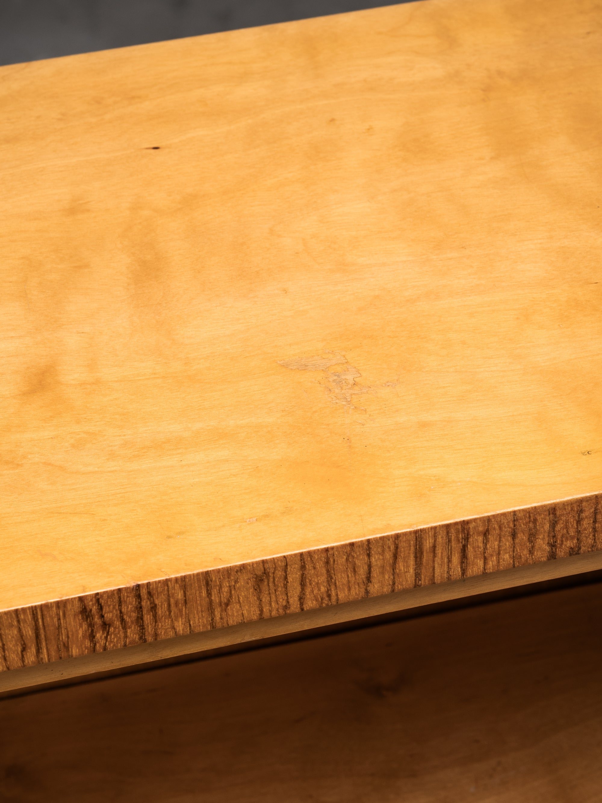 Scandinavian Functionalist Birch Shelving Unit, 1940s