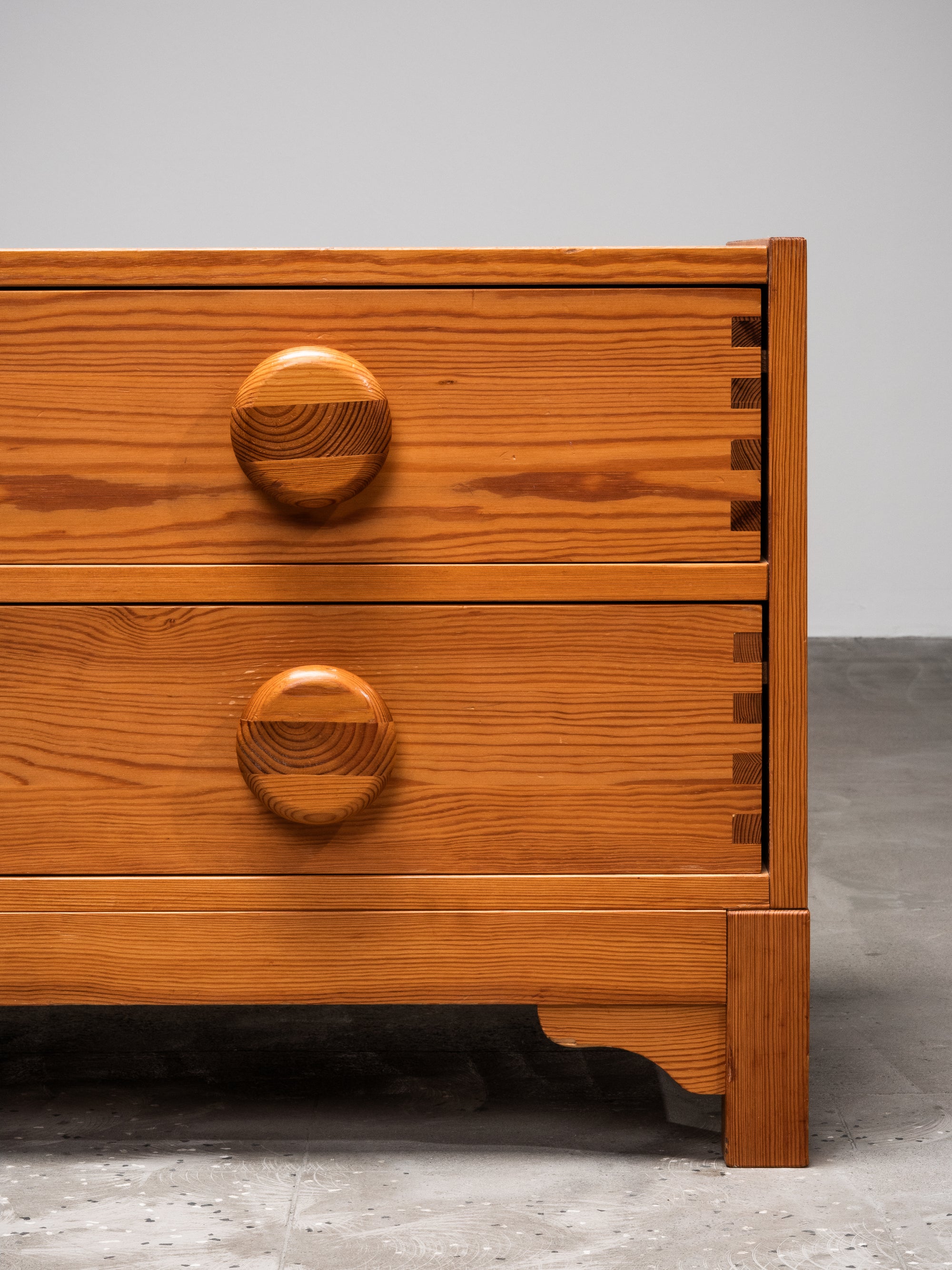 Chest of Four Drawers in Pine by Fröseke AB Nybrofabriken, Sweden, 1970s