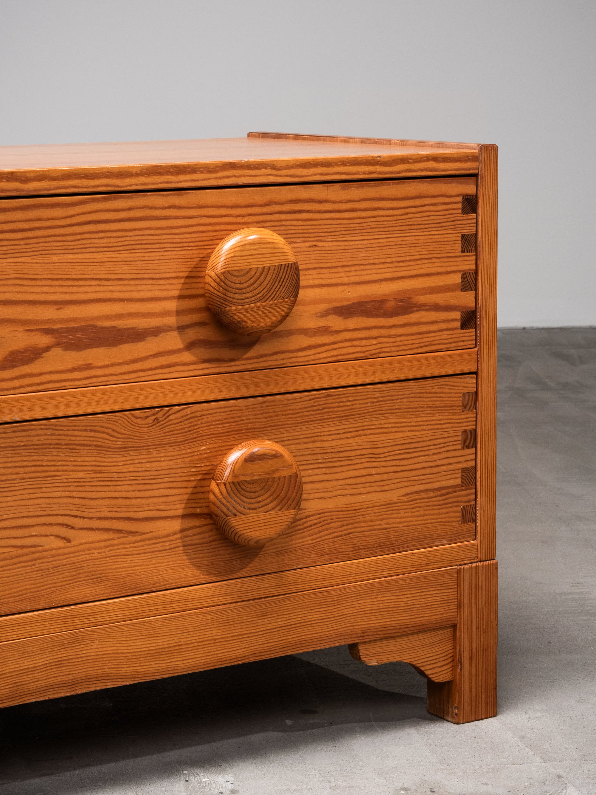 Chest of Four Drawers in Pine by Fröseke AB Nybrofabriken, Sweden, 1970s