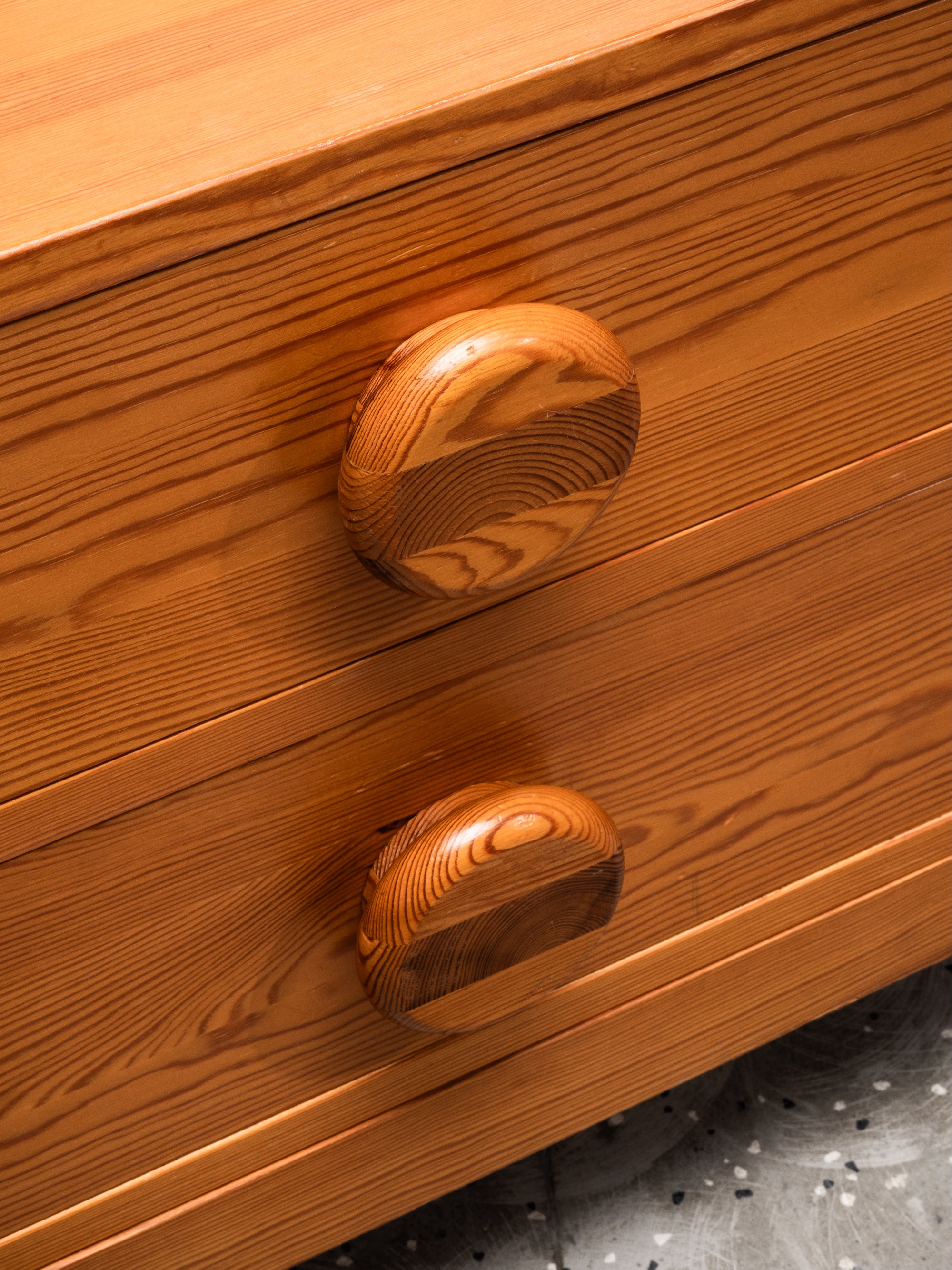 Chest of Four Drawers in Pine by Fröseke AB Nybrofabriken, Sweden, 1970s