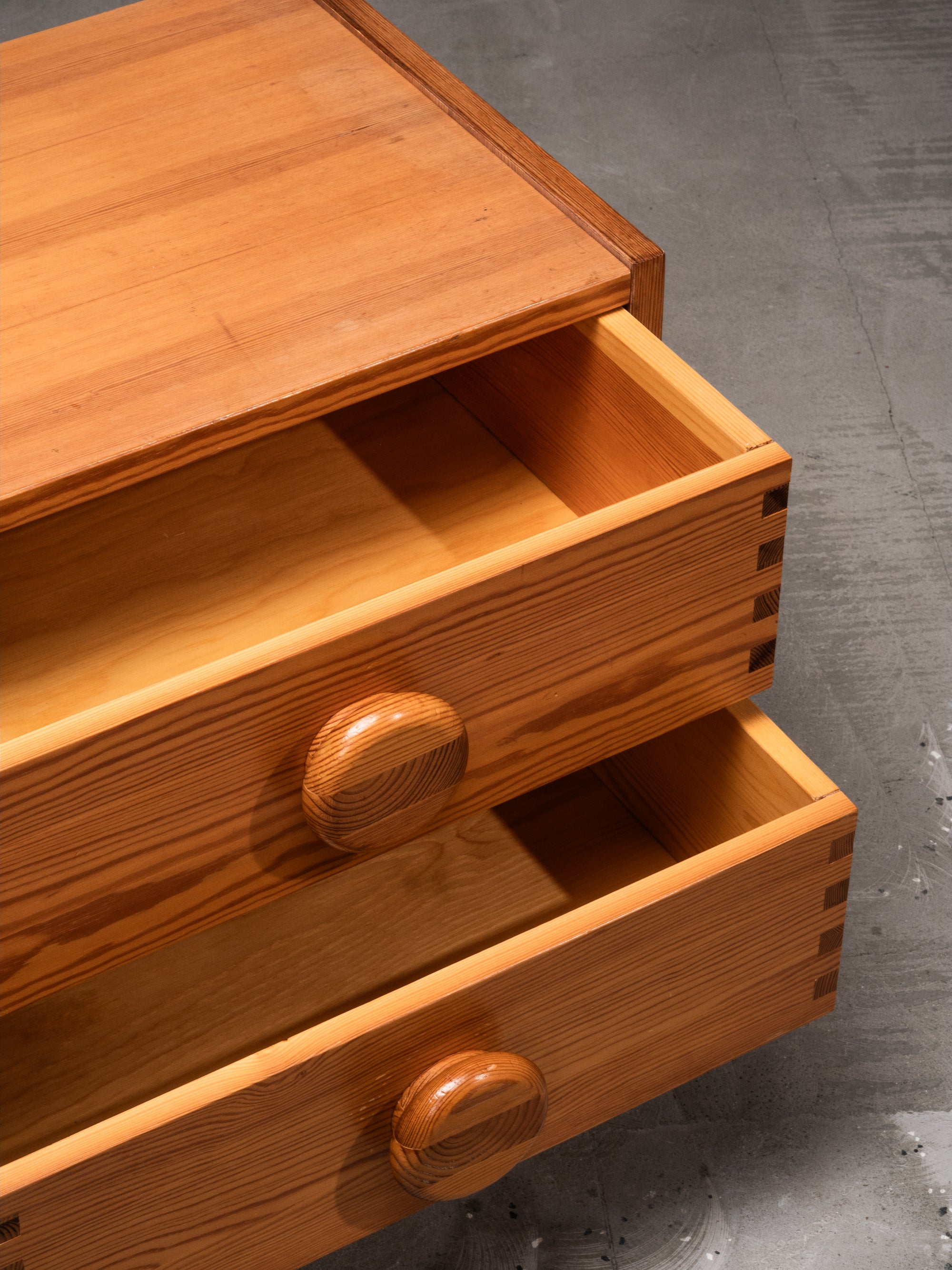 Chest of Four Drawers in Pine by Fröseke AB Nybrofabriken, Sweden, 1970s