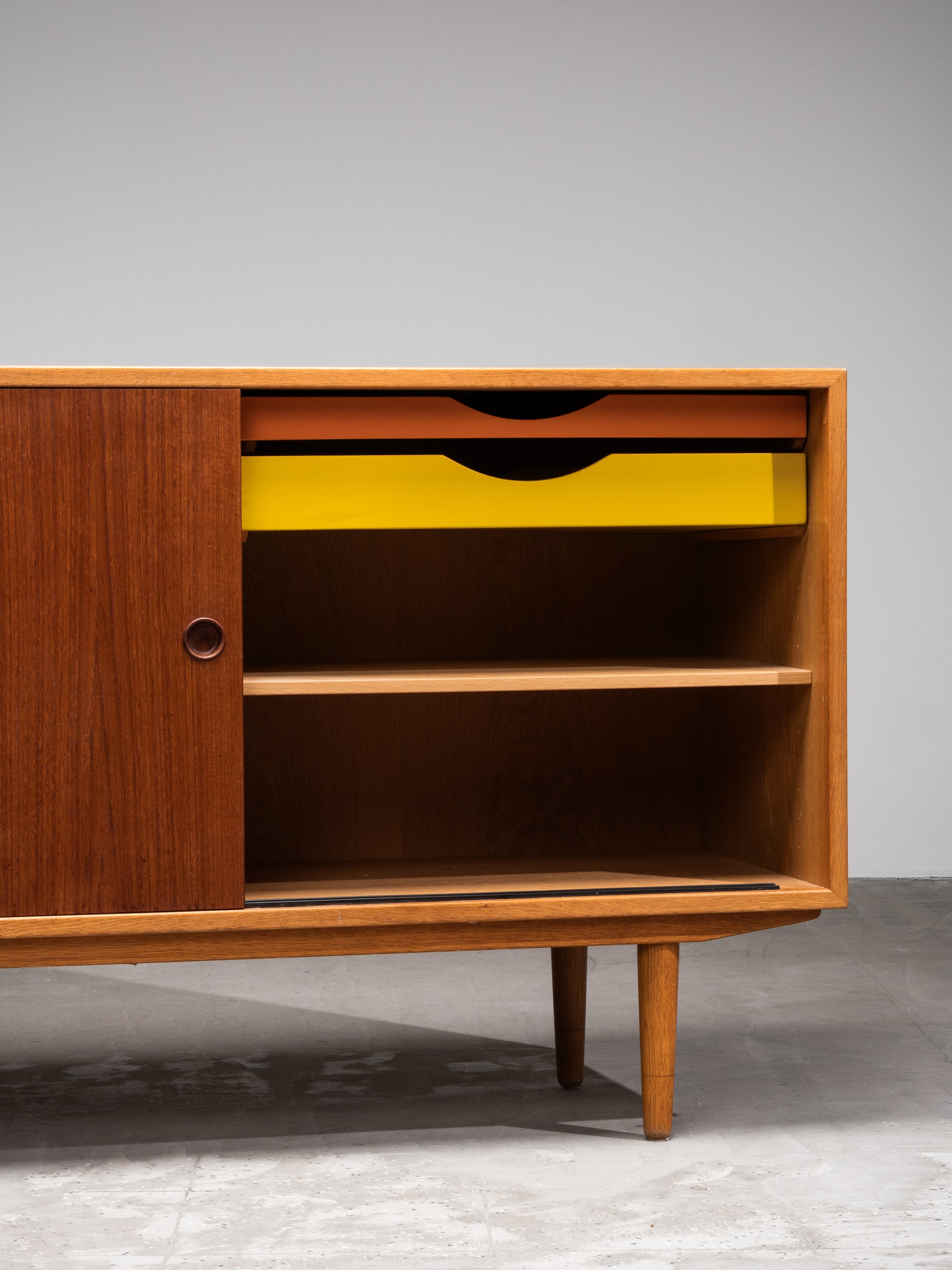 Oak &amp; Teak Sideboard by Børge Mogensen for Karl Andersson &amp; Söner, Sweden, 1960s