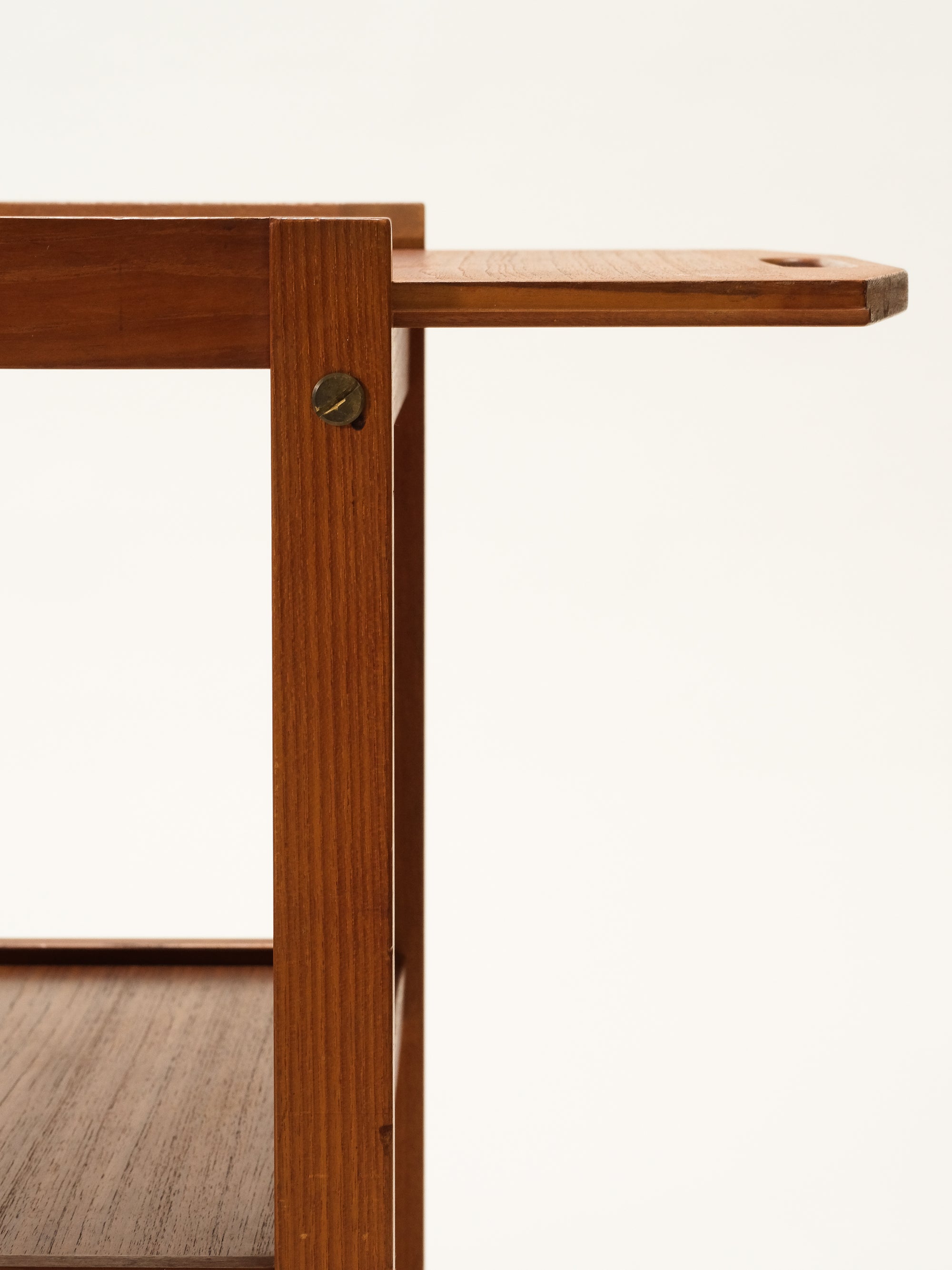 Teak Serving Trolley by Gustavssons Möbelfabrik,1960s