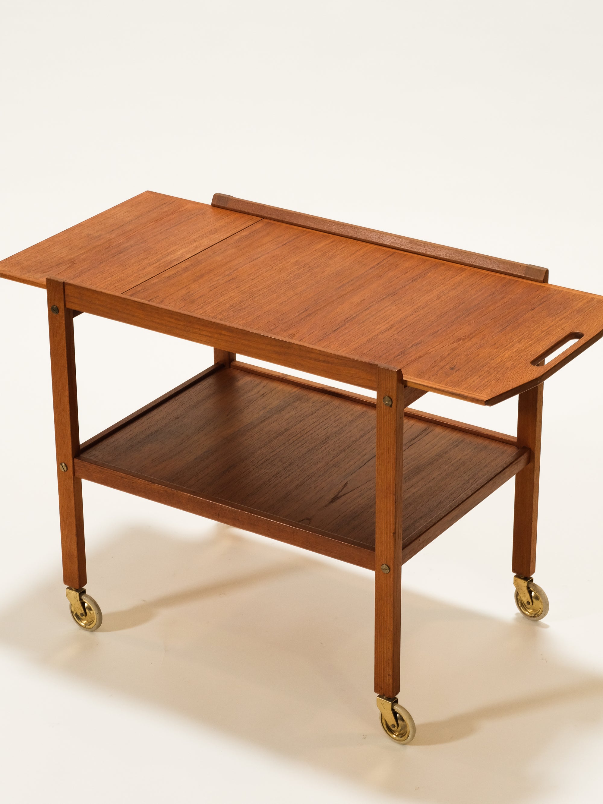 Teak Serving Trolley by Gustavssons Möbelfabrik,1960s