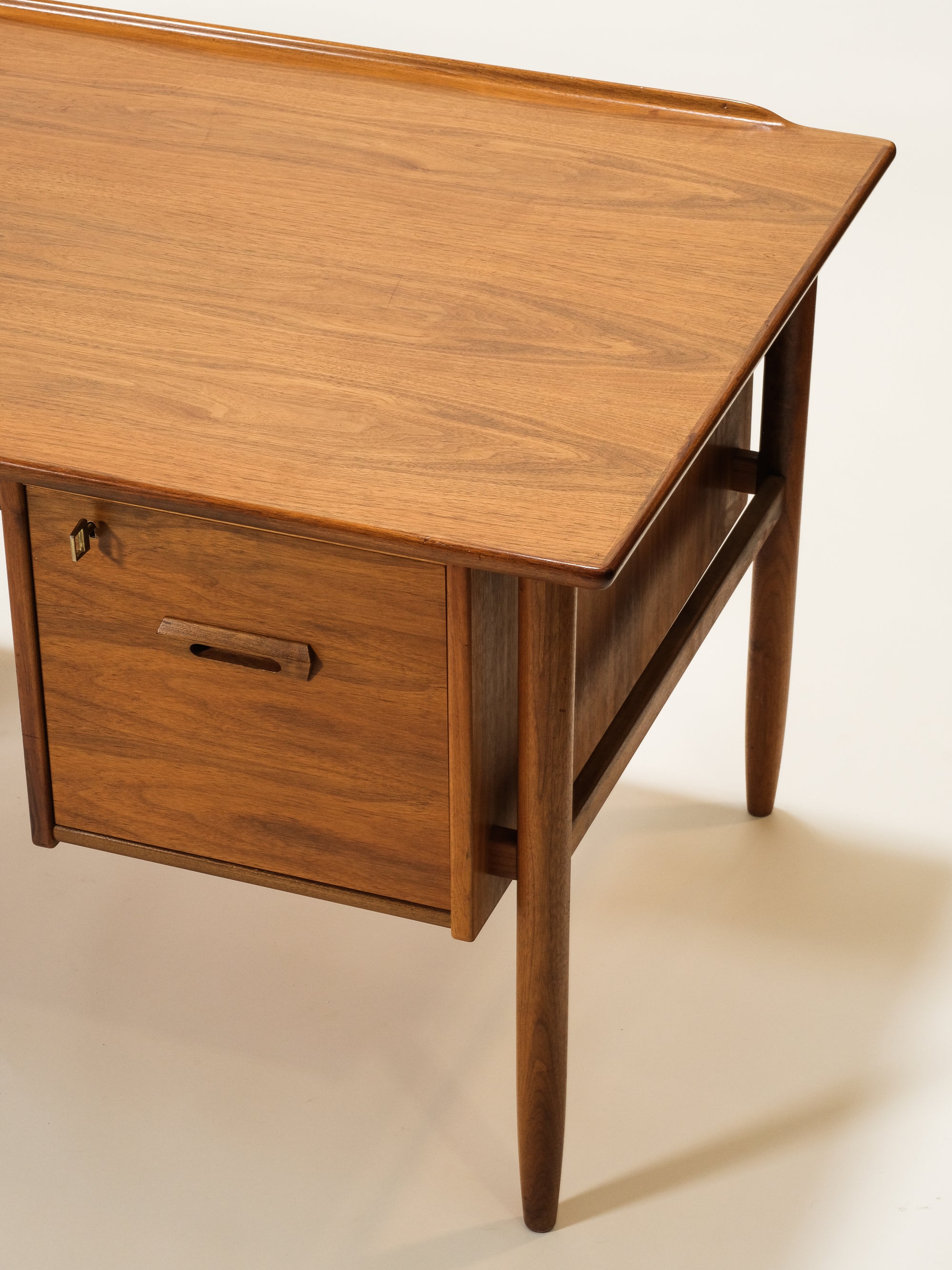 Mid-Century Teak Desk by Ib Kofod-Larsen, Denmark, 1960s