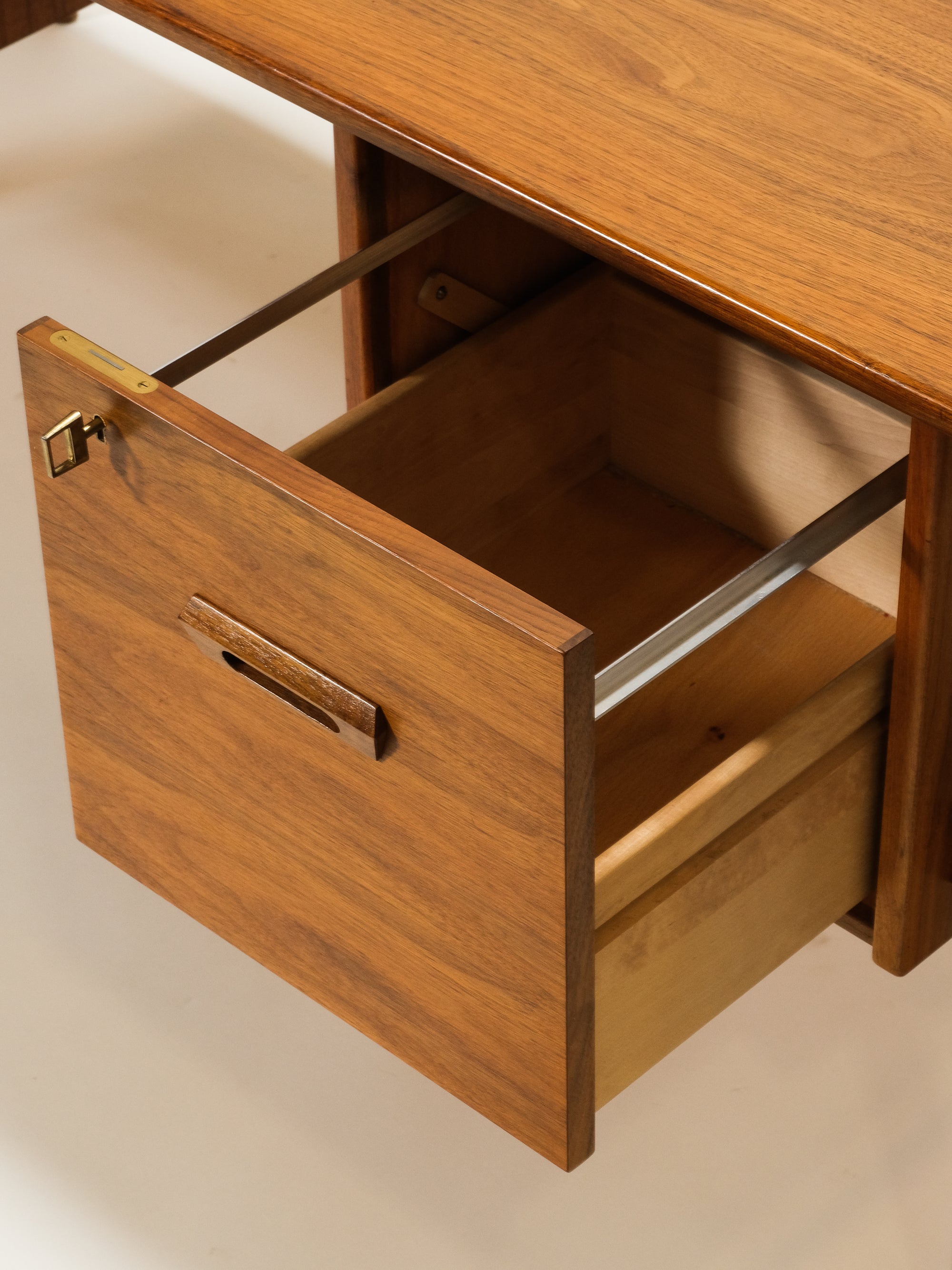 Mid-Century Teak Desk by Ib Kofod-Larsen, Denmark, 1960s