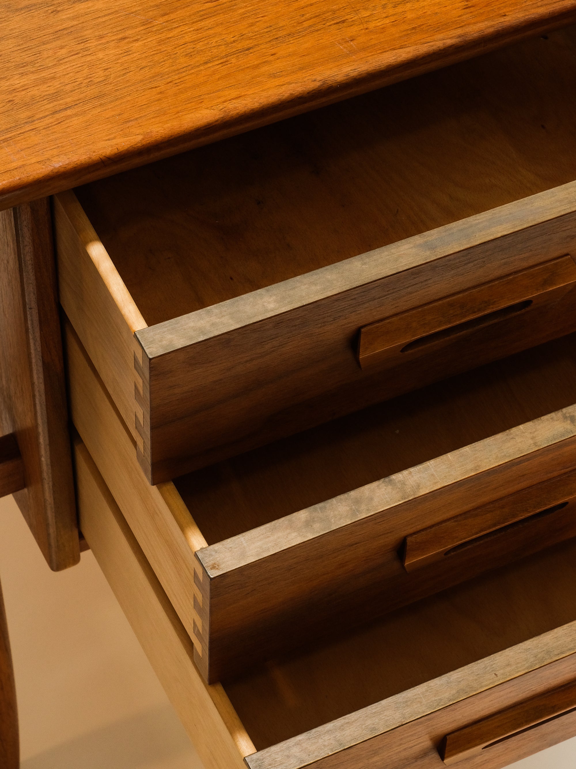 Mid-Century Teak Desk by Ib Kofod-Larsen, Denmark, 1960s