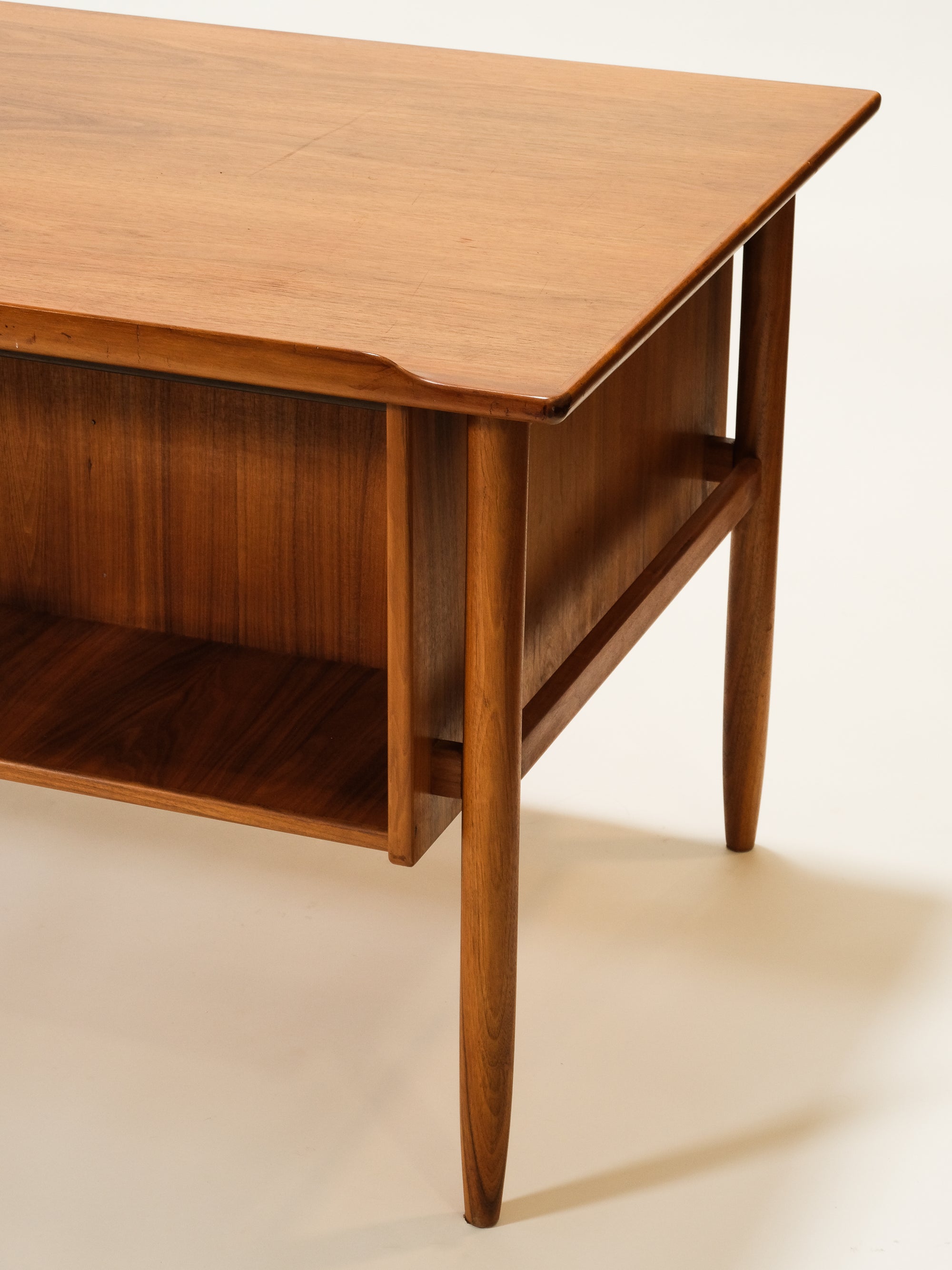Mid-Century Teak Desk by Ib Kofod-Larsen, Denmark, 1960s