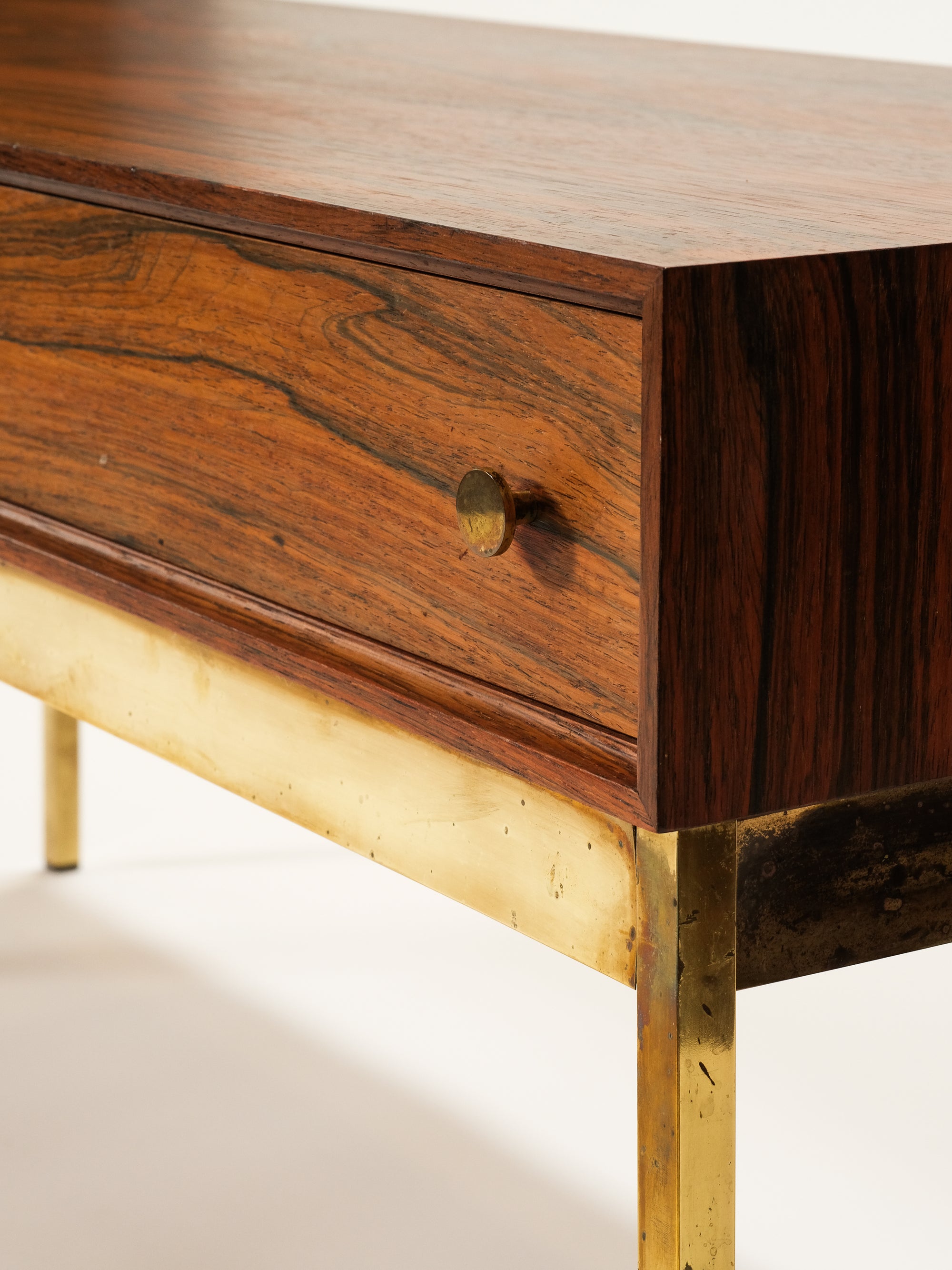 Alf Svensson &amp; Yngvar Sandström &quot;Club 60&quot; Side Table/Drawer, AB Nybrofabriken, 1960s