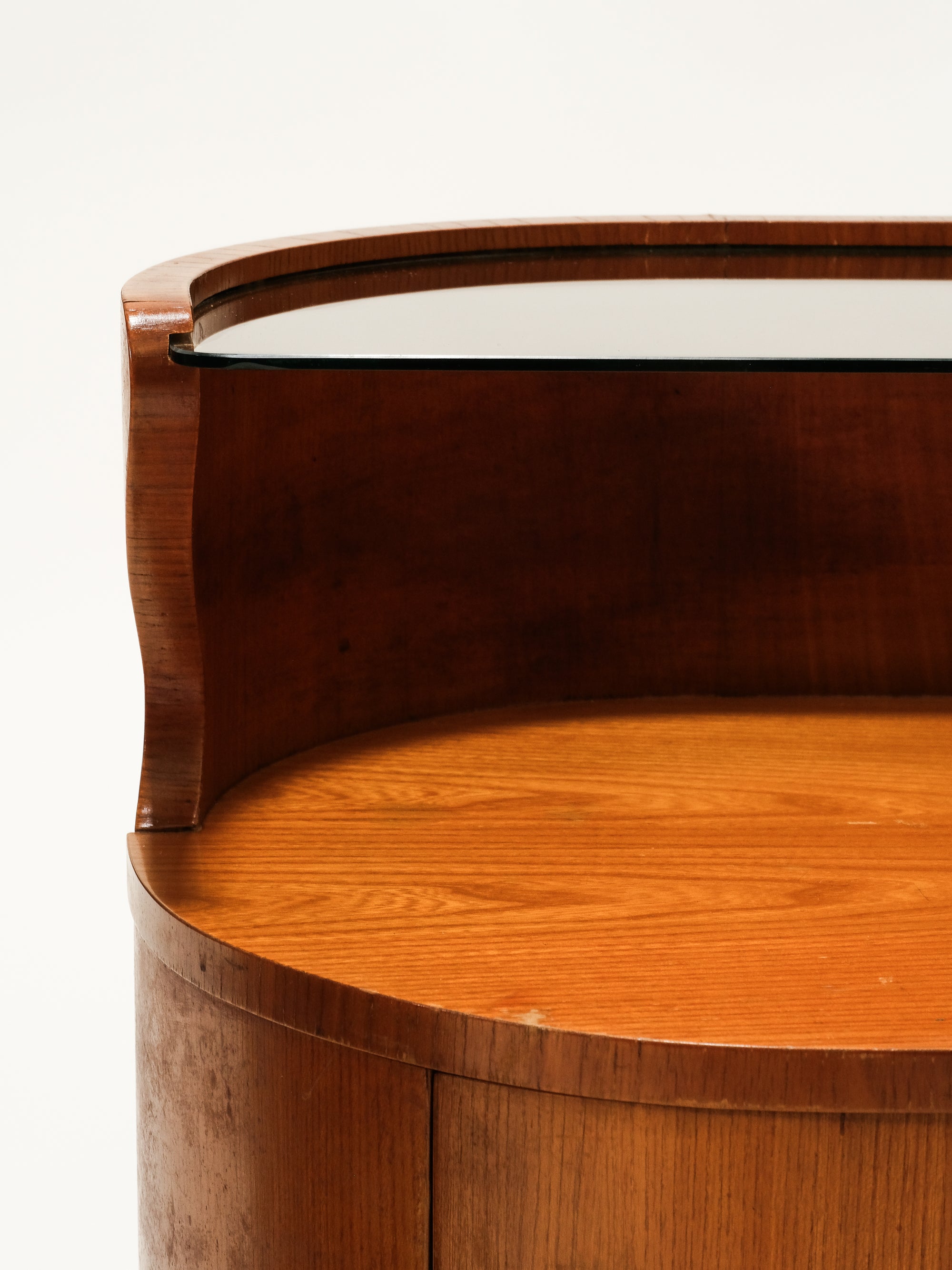 Pair of Scandinavian Art Deco / Funkis Bedside Tables, 1940s