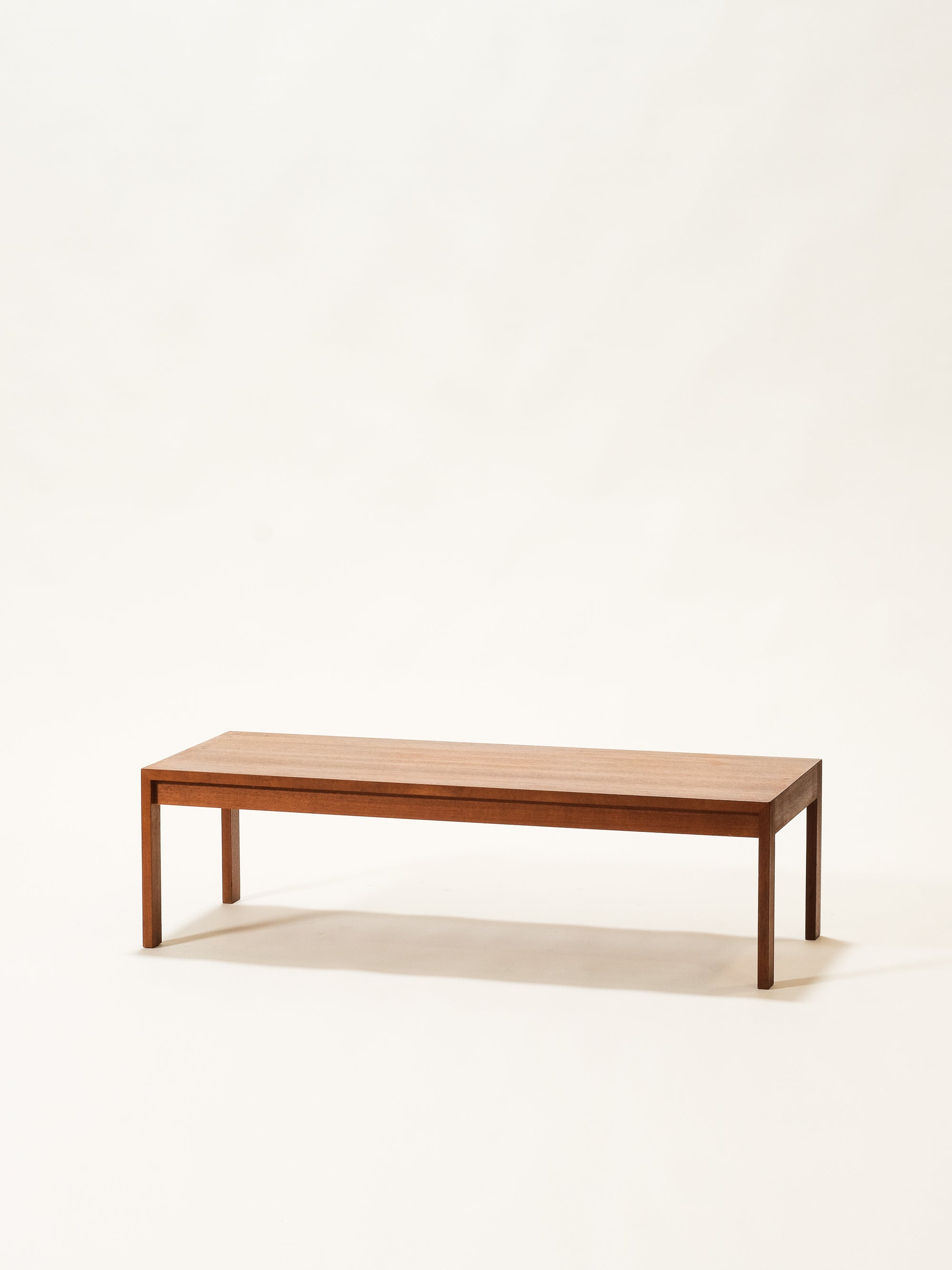 Scandinavian Mid-Century Low Teak Coffee Table