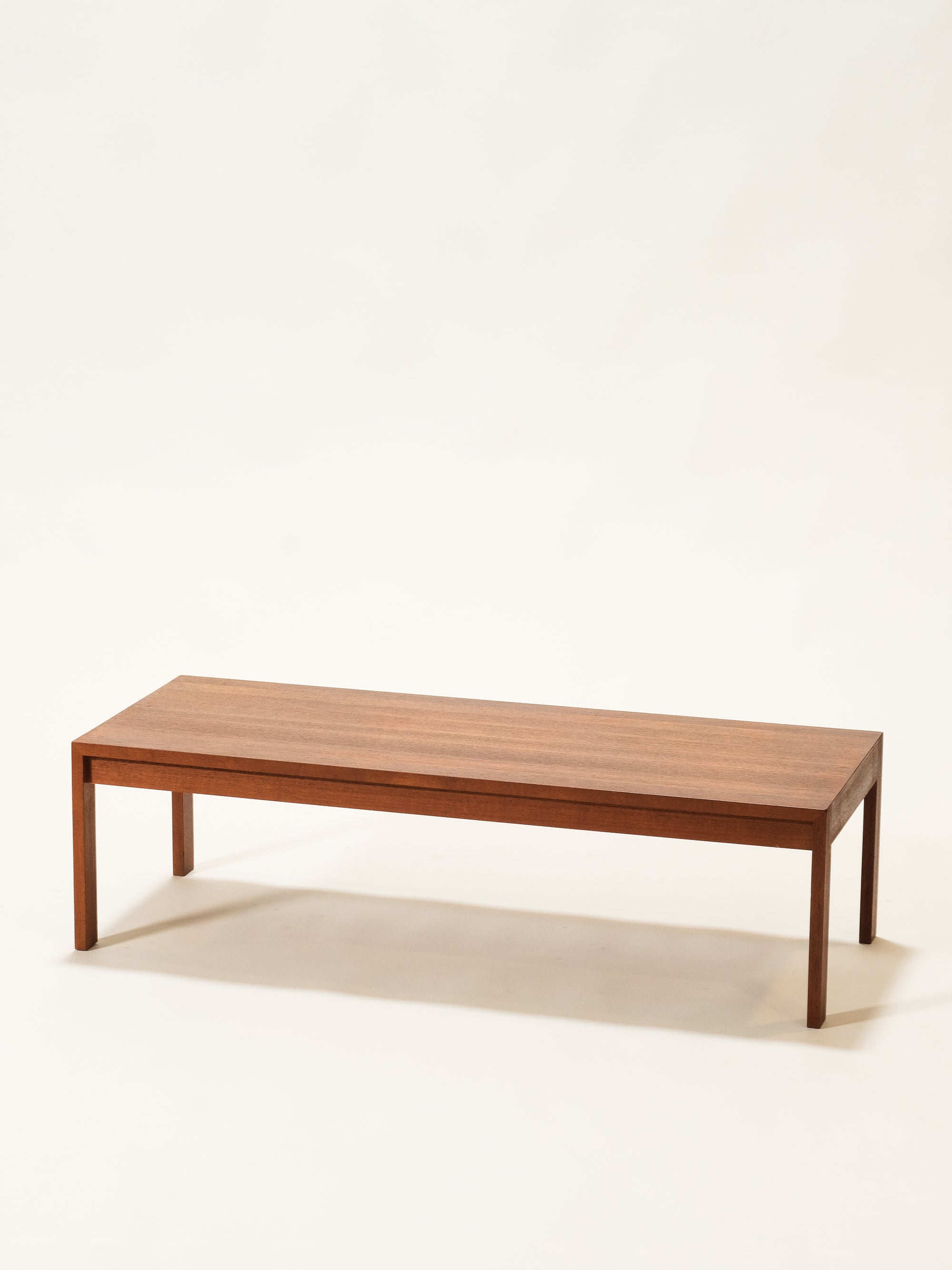 Scandinavian Mid-Century Low Teak Coffee Table