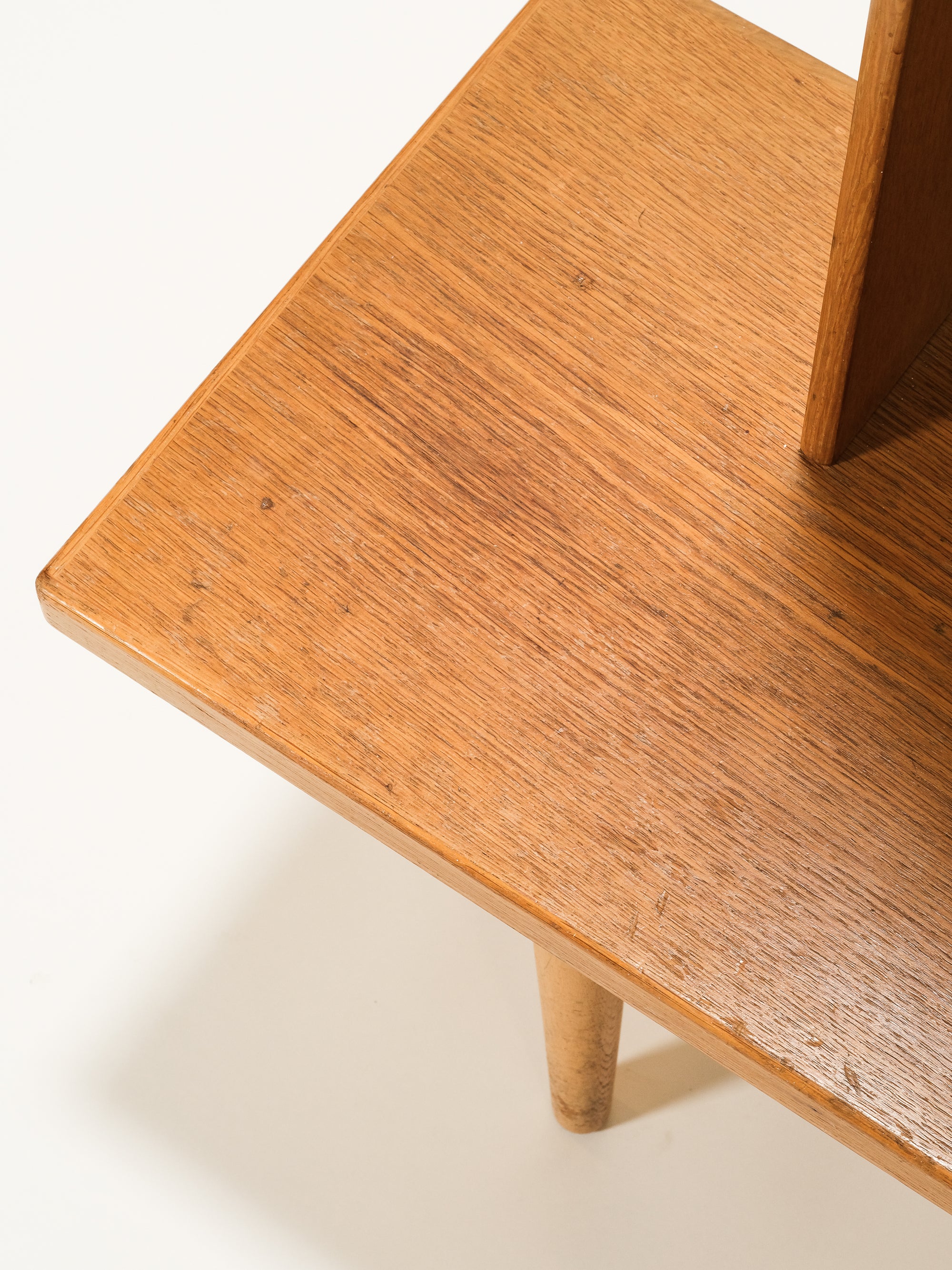 Freestanding Oak Hall Mirror With Drawer, Kurt Østervig, Denmark, 1960s