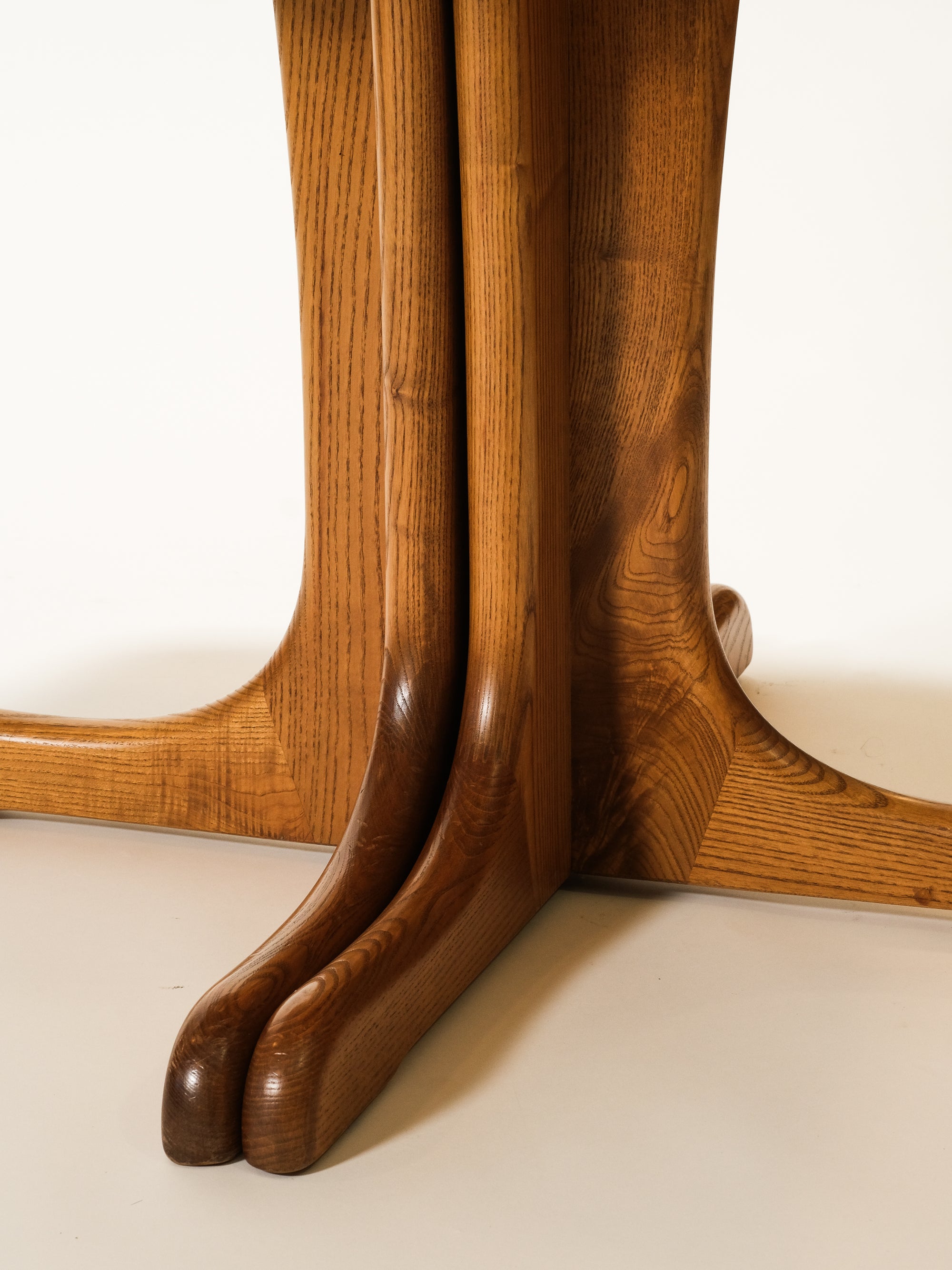 Mid-Century Oak Extendable Dining Table