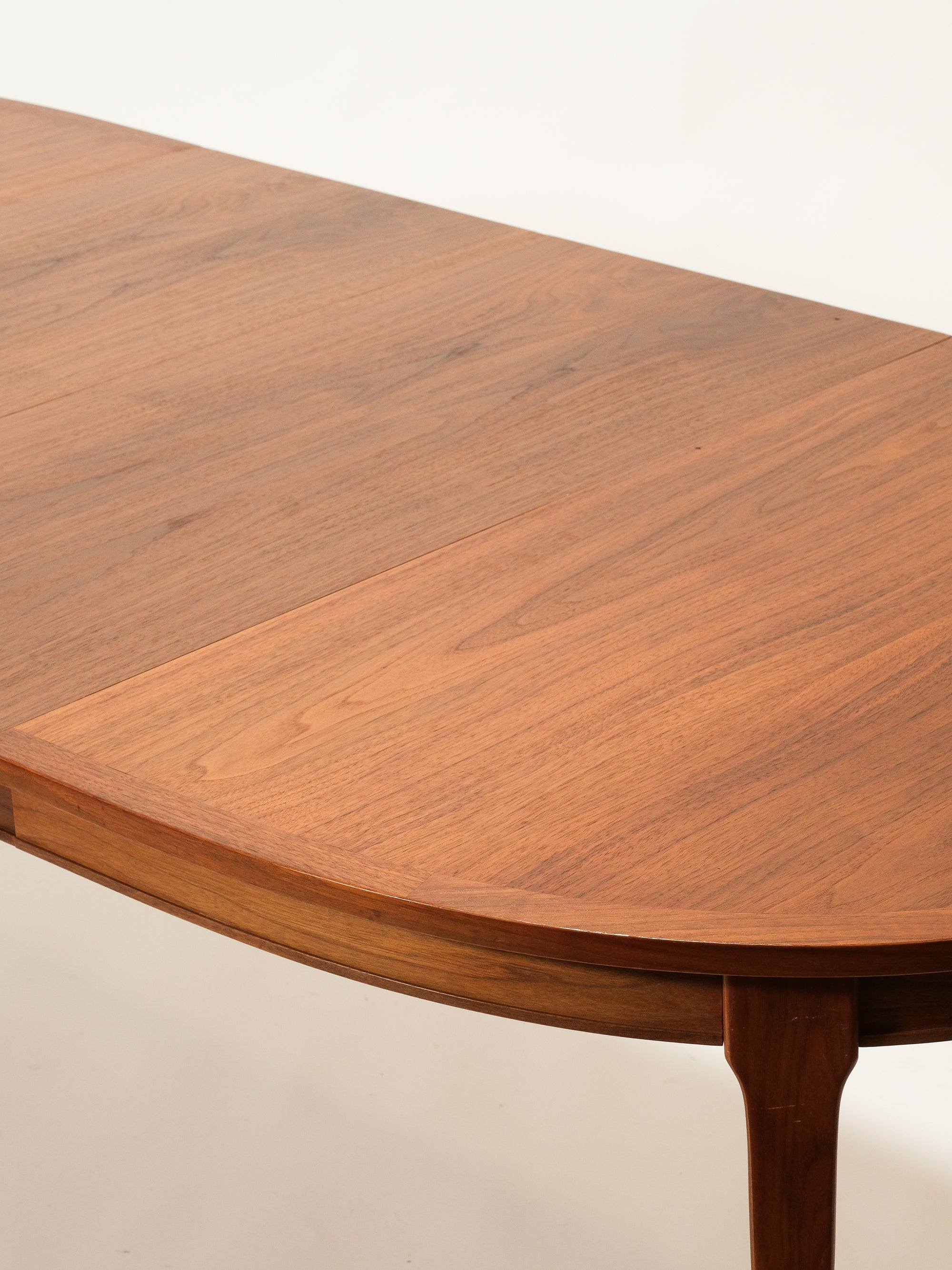 Scandinavian Oval Teak Extendable Dining Table, 1960s