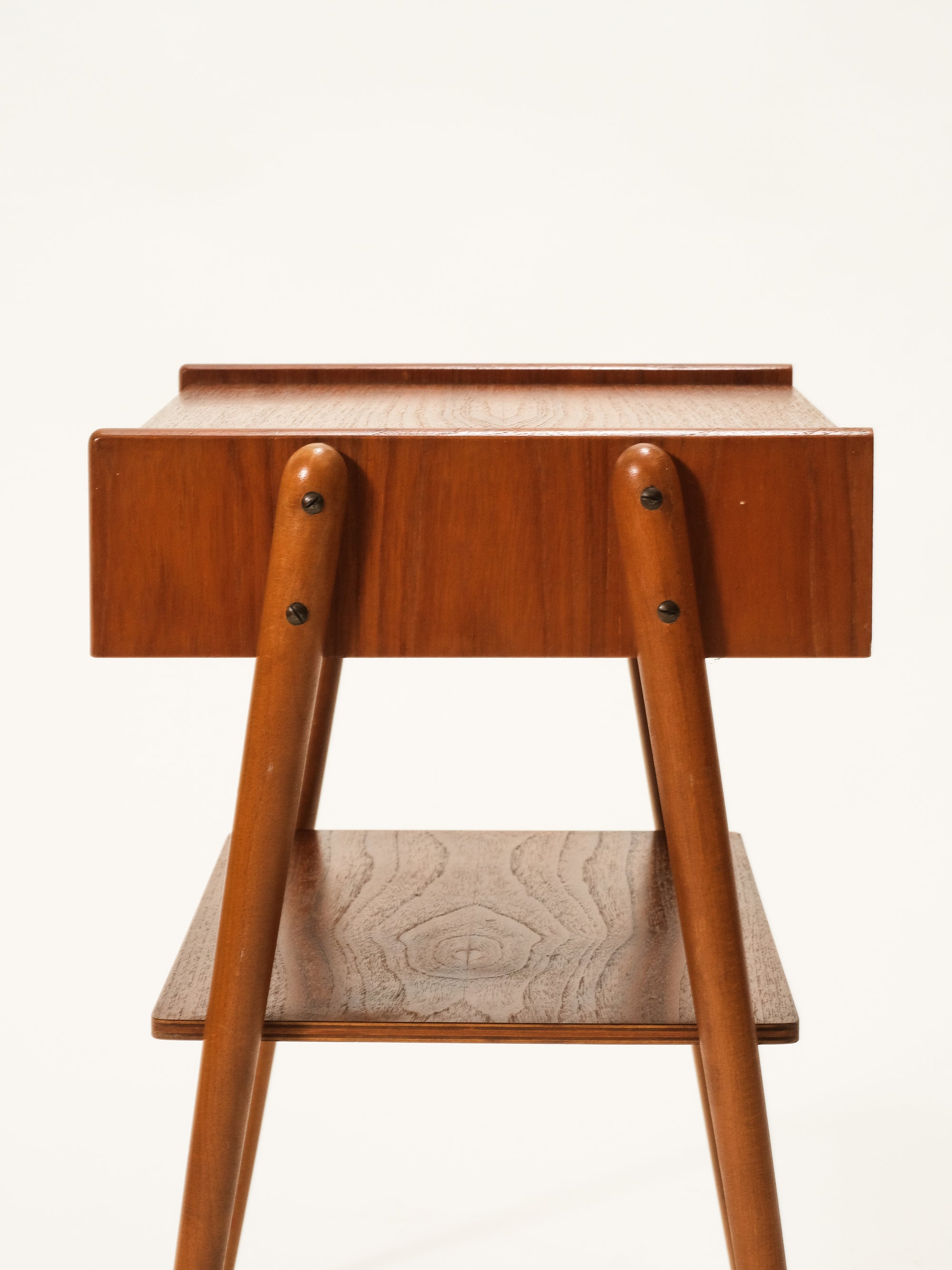 Teak Bedside Tables from AB Carlström &amp; Co, 1950s, Set of 2