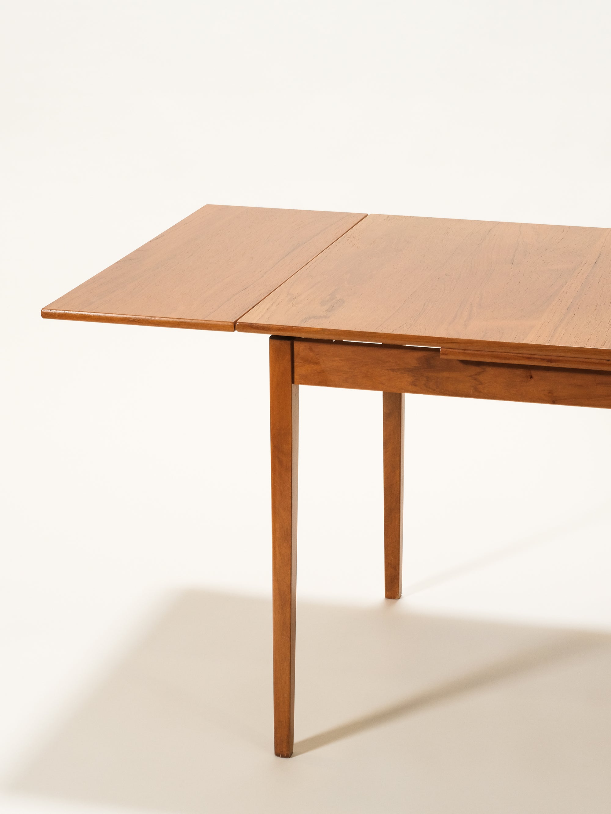 Scandinavian Teak Extendable Dining Table, 1960s