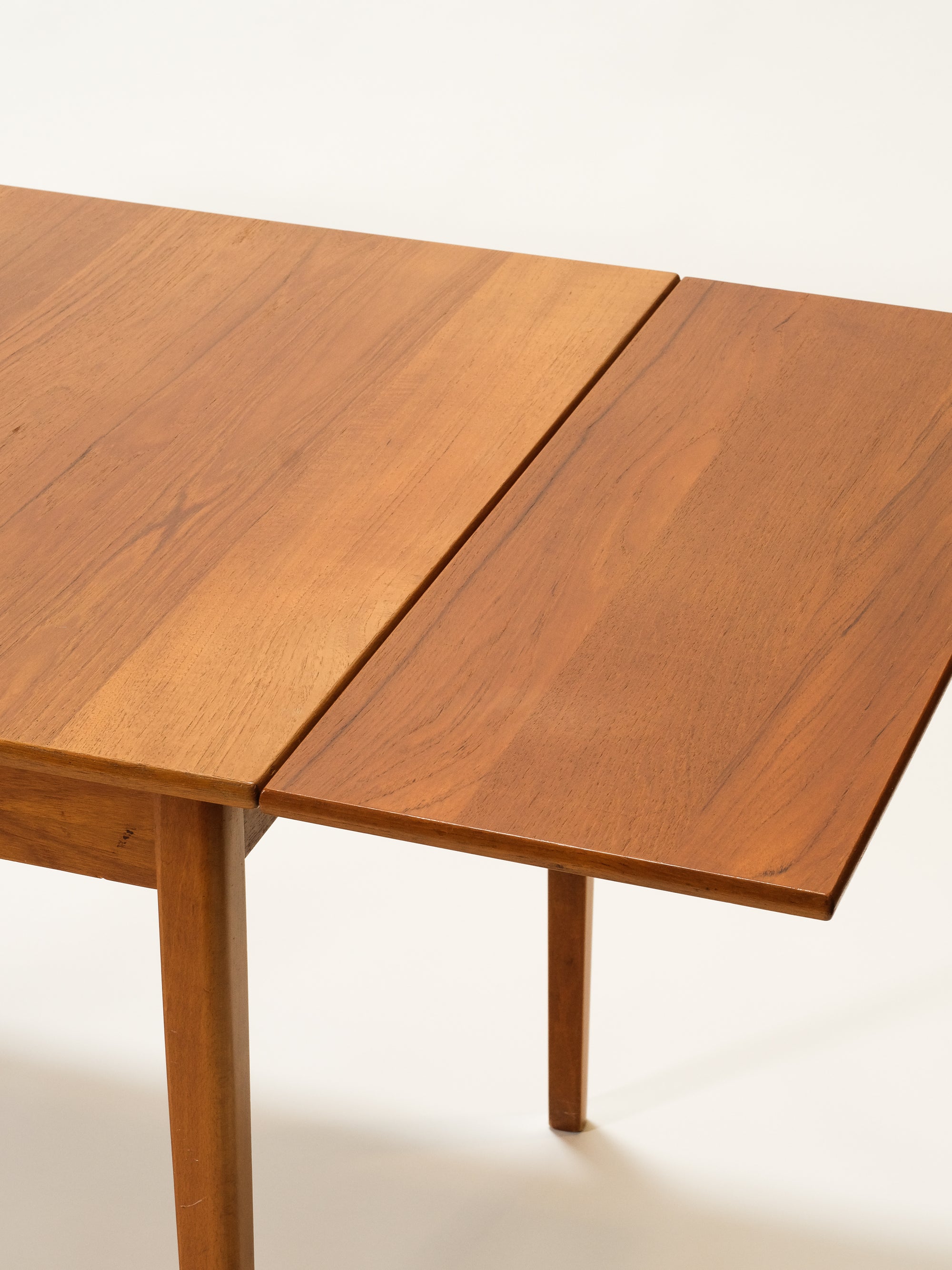 Scandinavian Teak Extendable Dining Table, 1960s