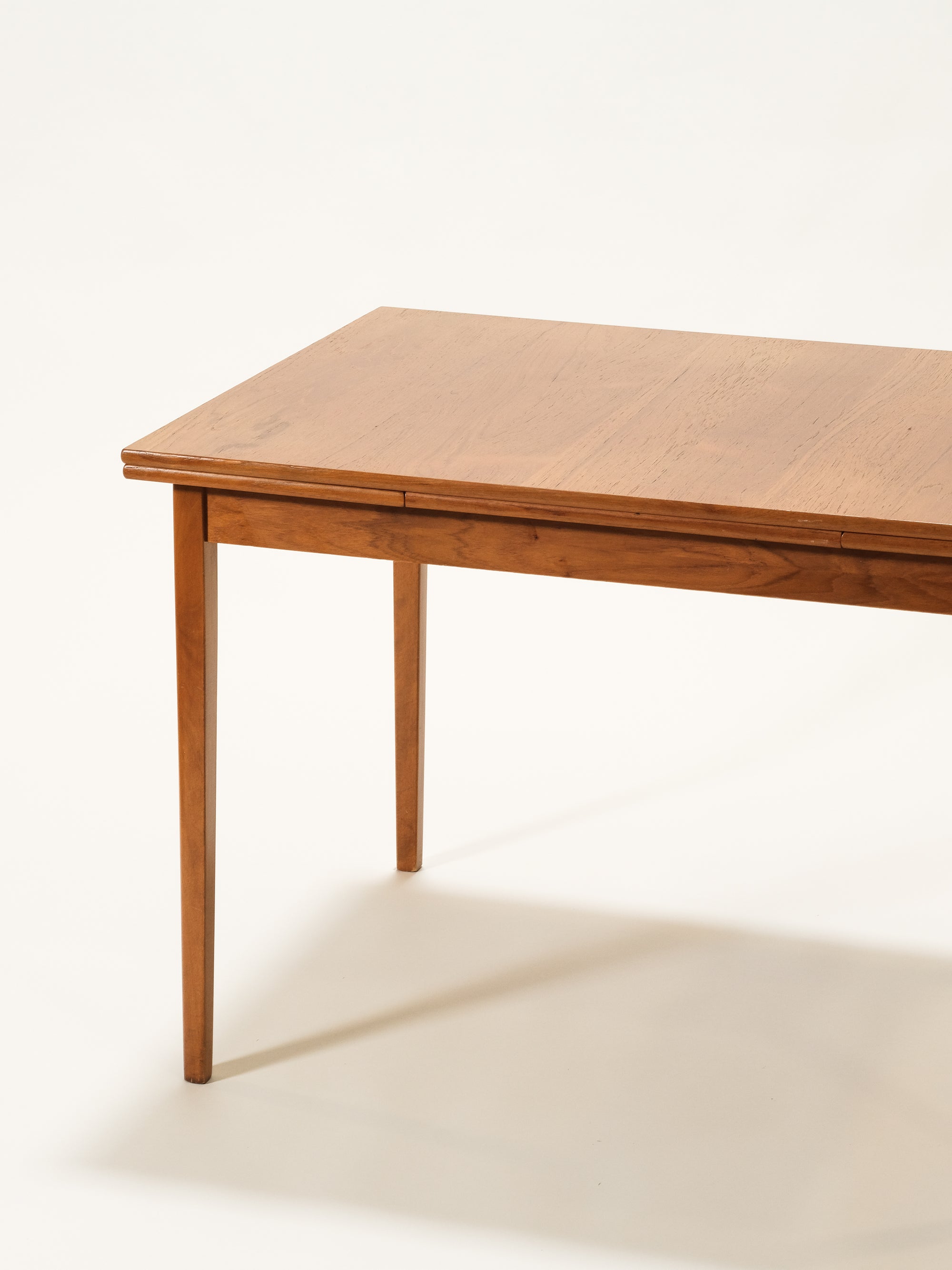 Scandinavian Teak Extendable Dining Table, 1960s