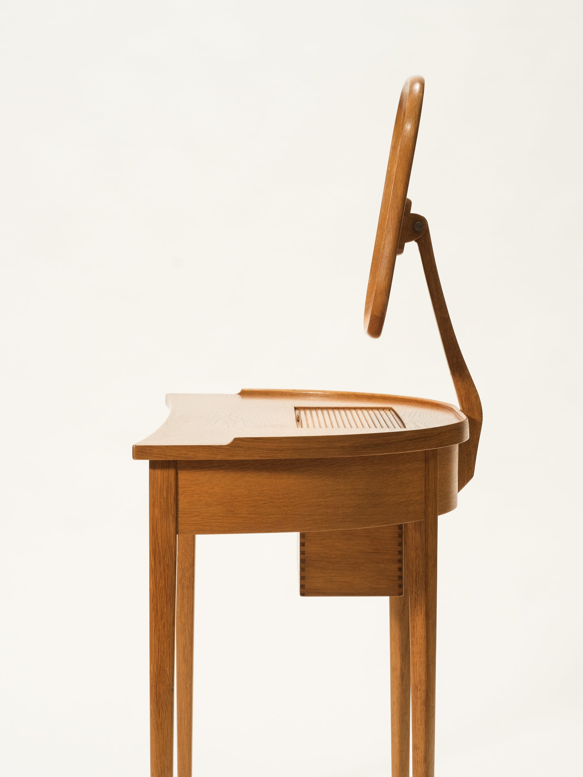 Mid-Century &quot;Birgitta&quot; Oak Dressing Table Carl Malmsten, Sweden, 1950s