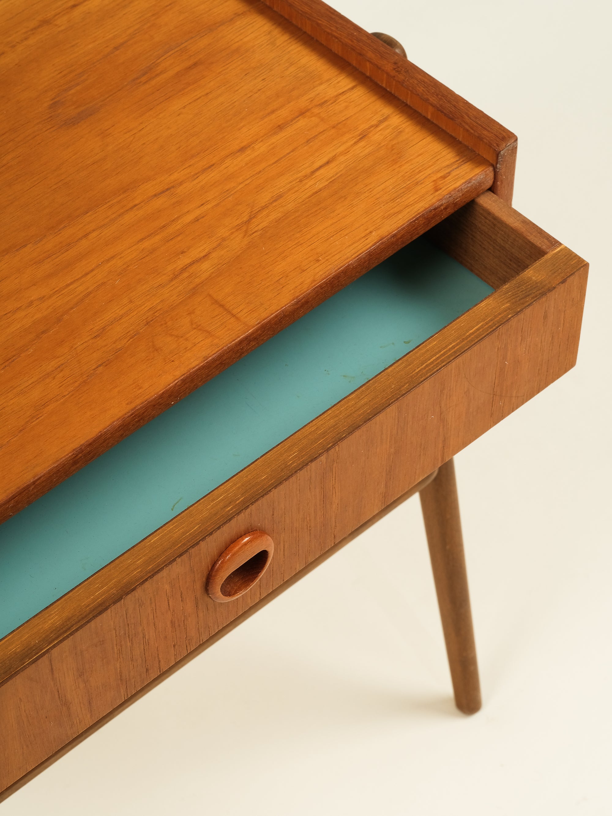 Swedish Mid-Century Teak Bedside Table, 1960s