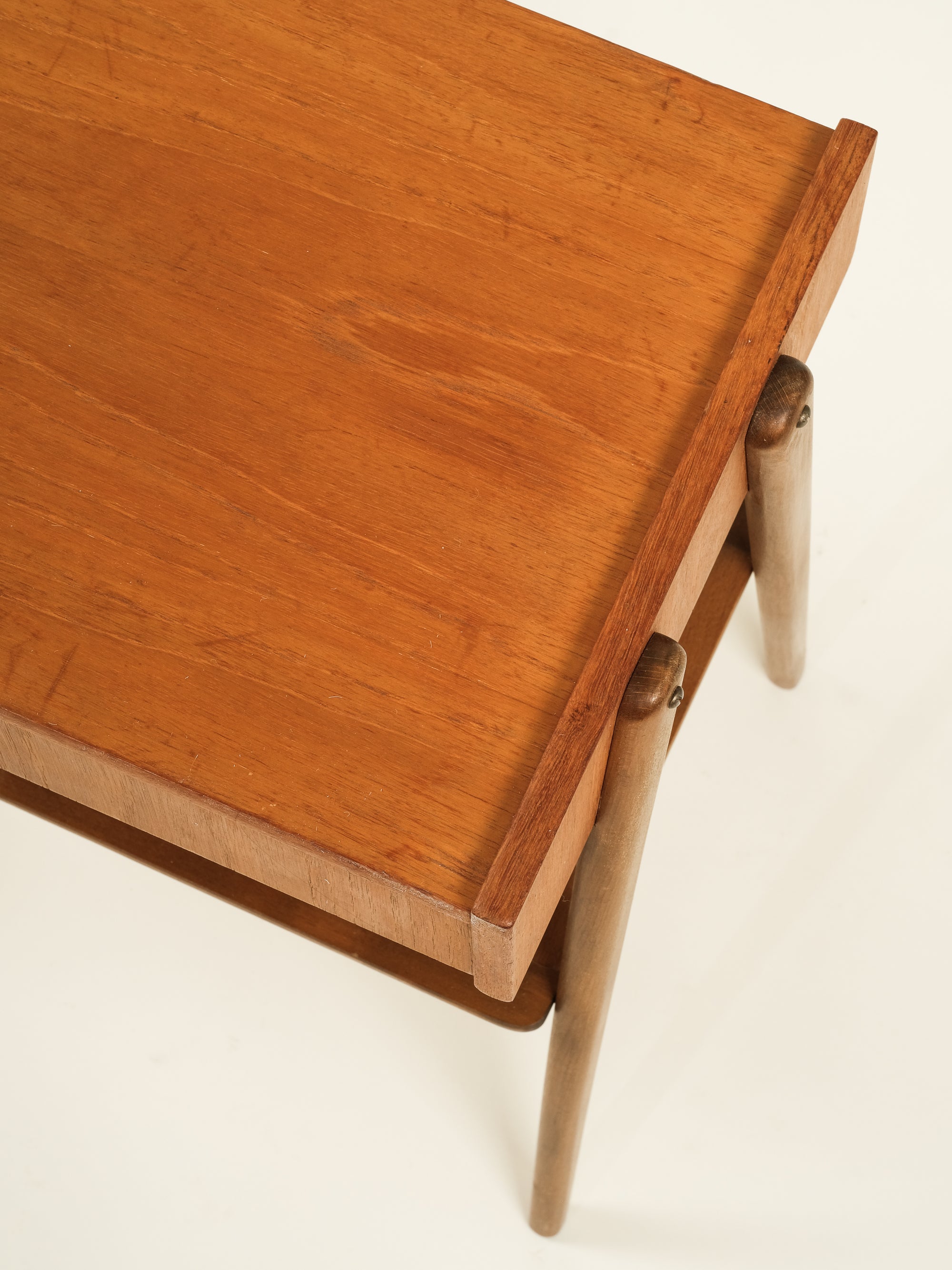 Swedish Mid-Century Teak Bedside Table, 1960s