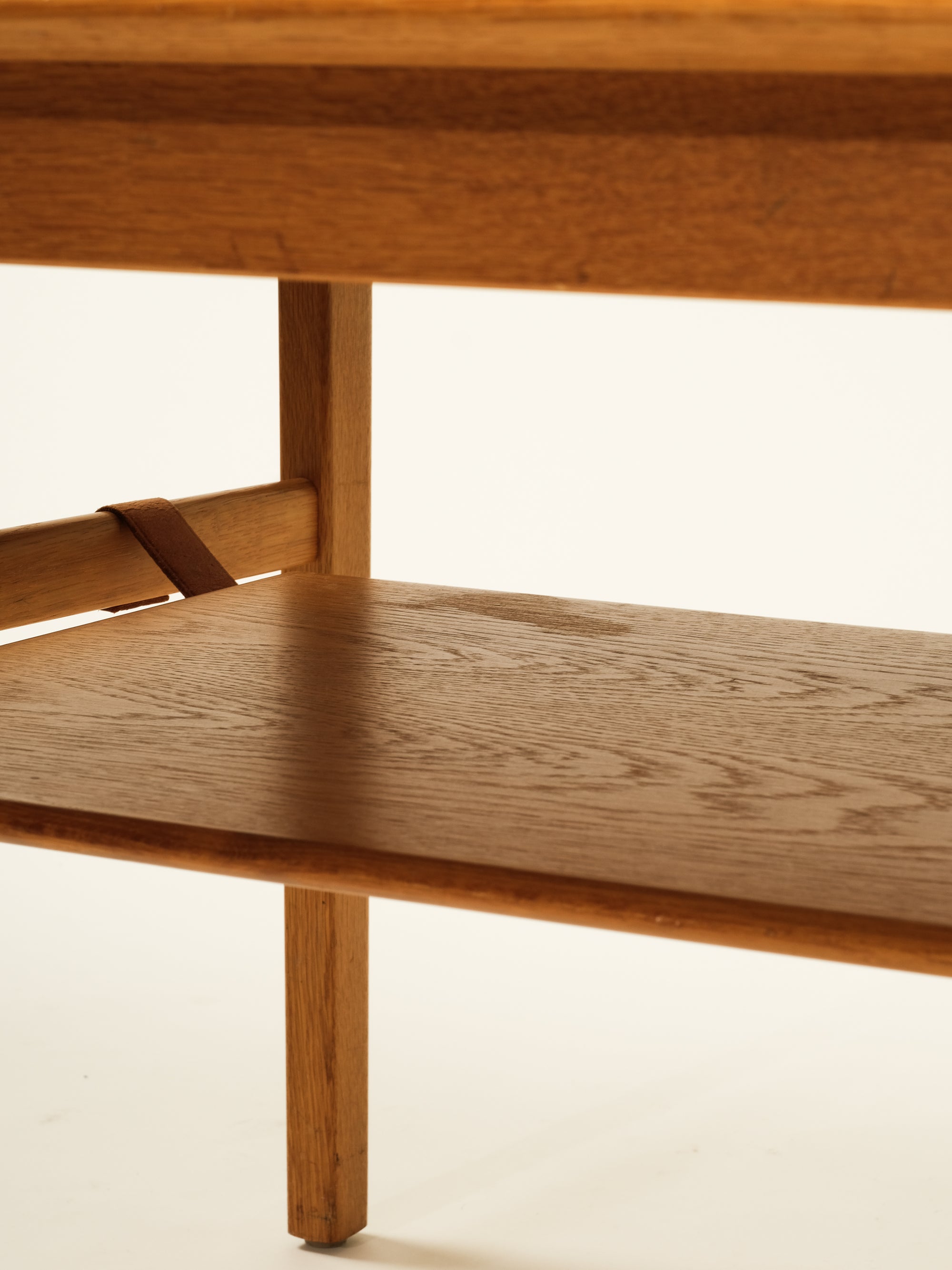 Swedish Mid-Century Oak Coffee Table, 1960s