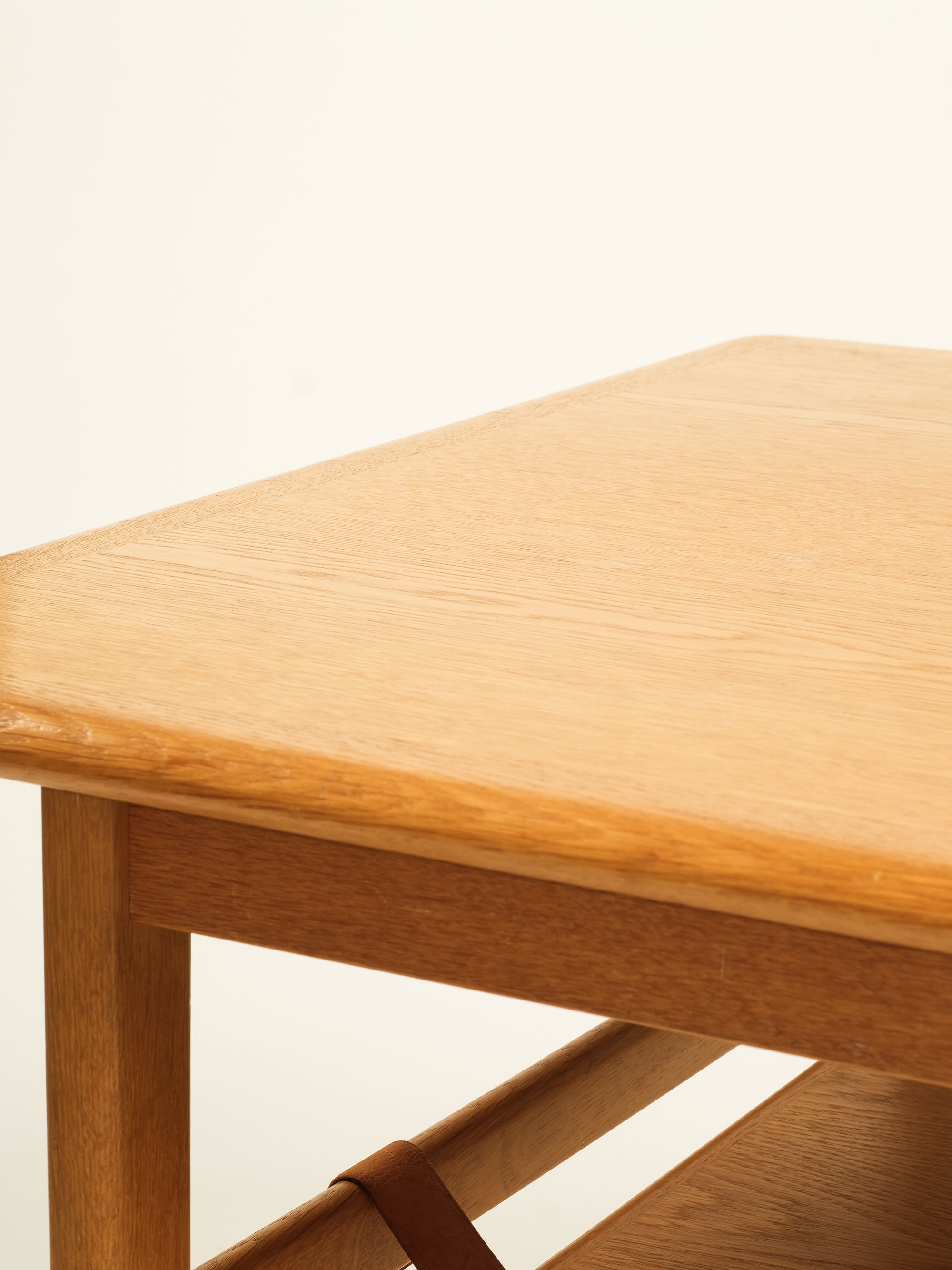 Swedish Mid-Century Oak Coffee Table, 1960s
