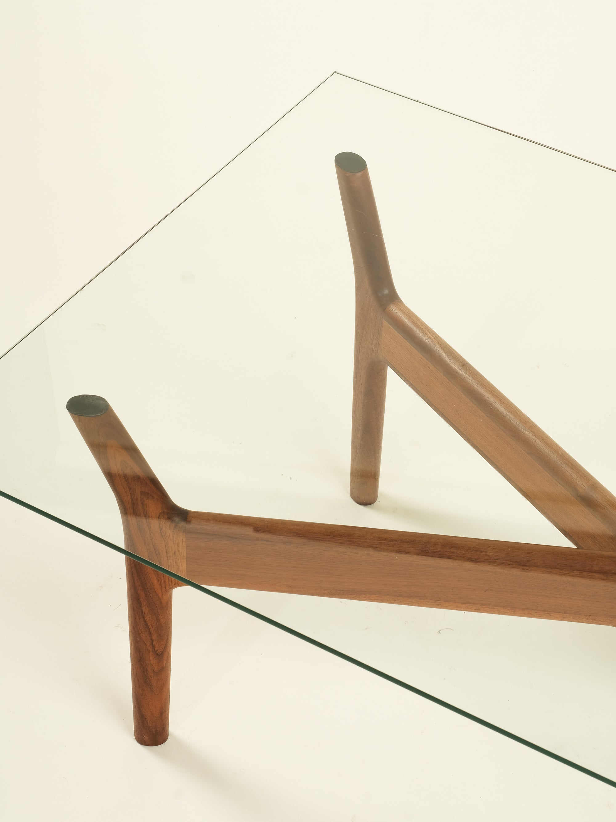 &quot;Prisma&quot; Teak &amp; Glass Coffee Table by Alf Svensson for Tingströms, Sweden, 1960s