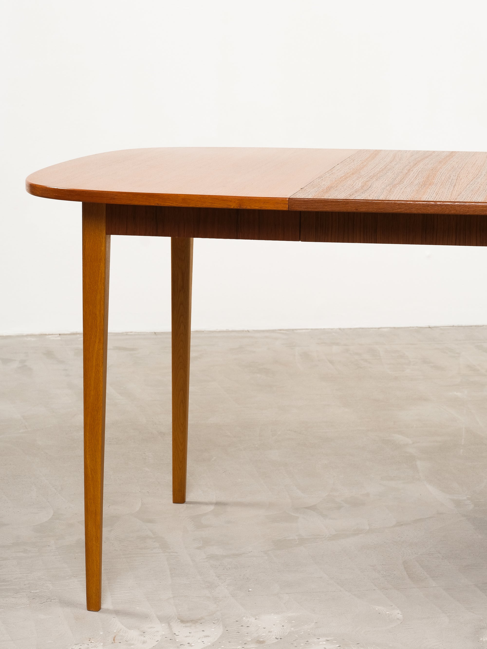 Scandinavian Teak Extendable Dining Table, 1960s