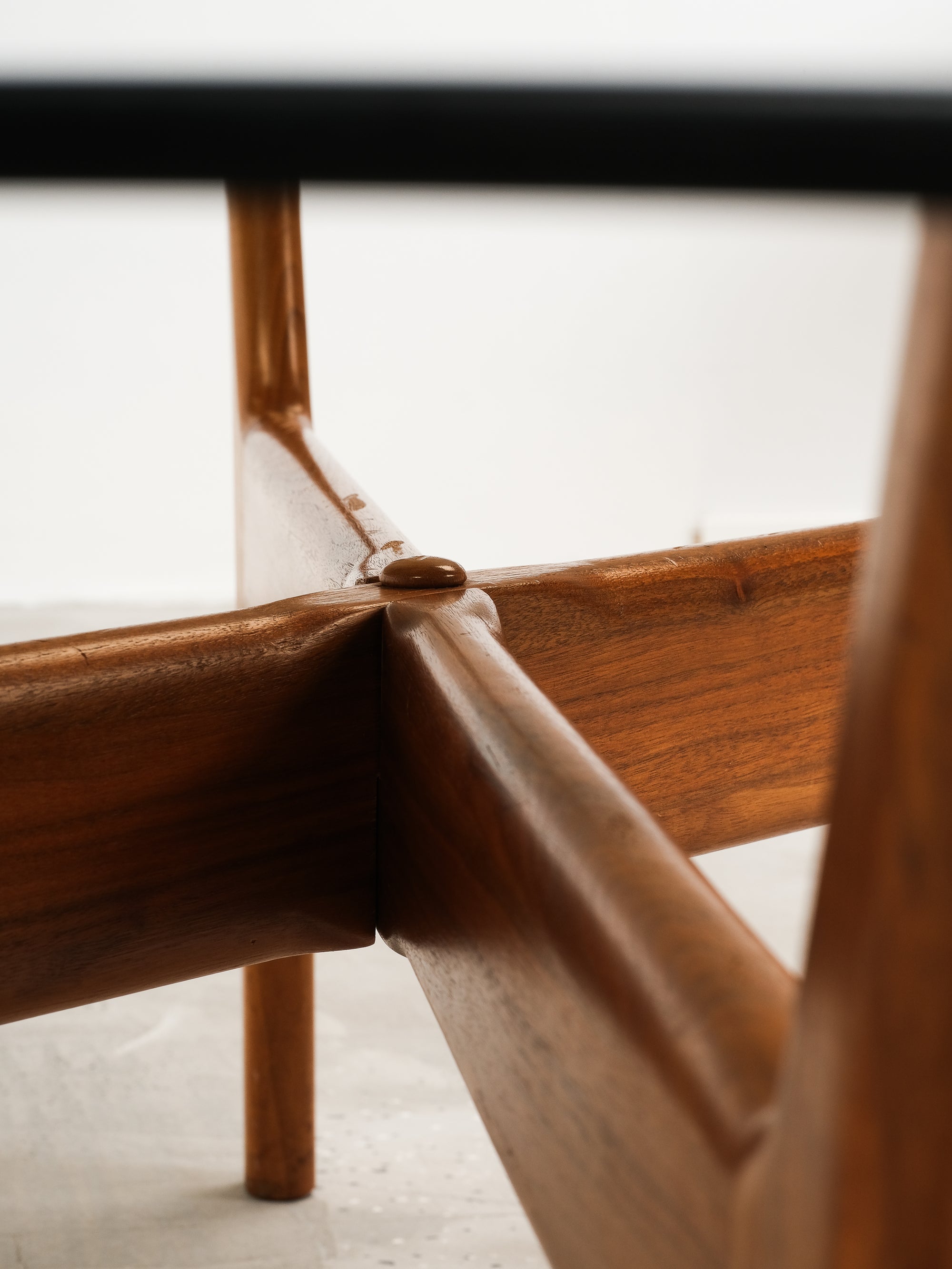 &quot;Prisma&quot; Teak &amp; Smoked Glass Coffee Table by Alf Svensson for Tingströms, Sweden, 1960s