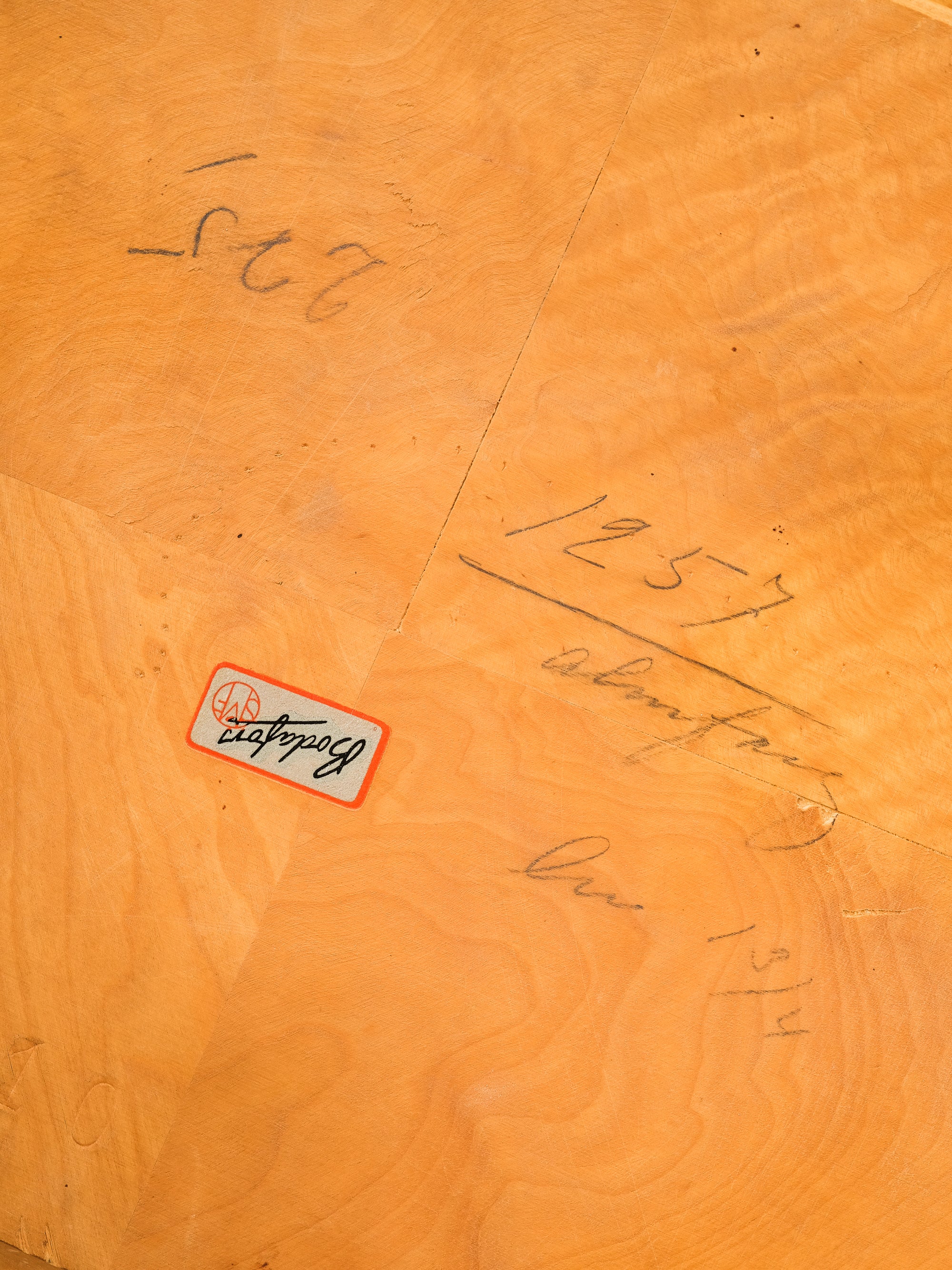 Modernist Birch Nesting Tables by Axel Larsson, Sweden, 1940s