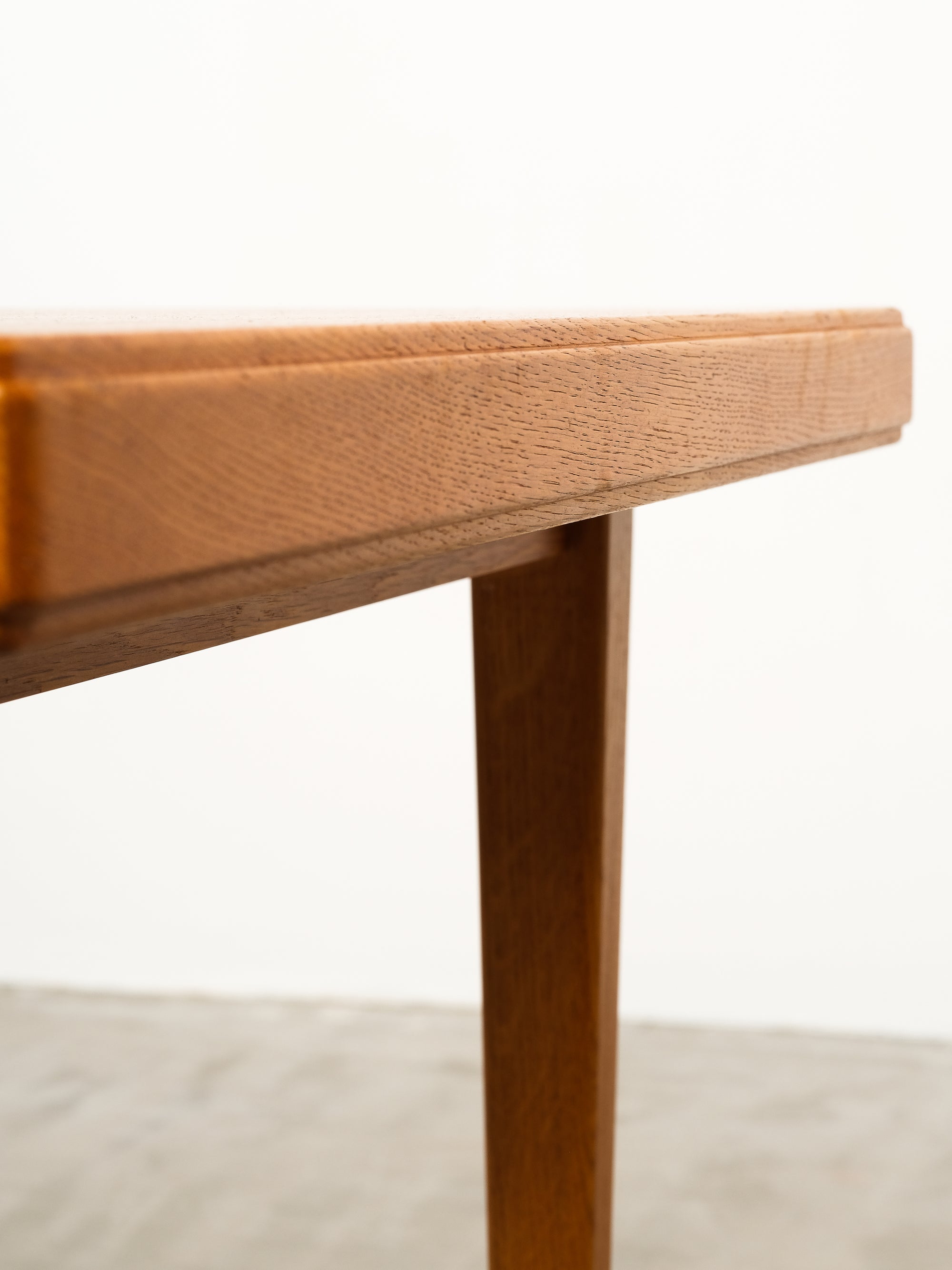 Scandinavian Teak &amp; Oak Extendable Dining Table, 1960s