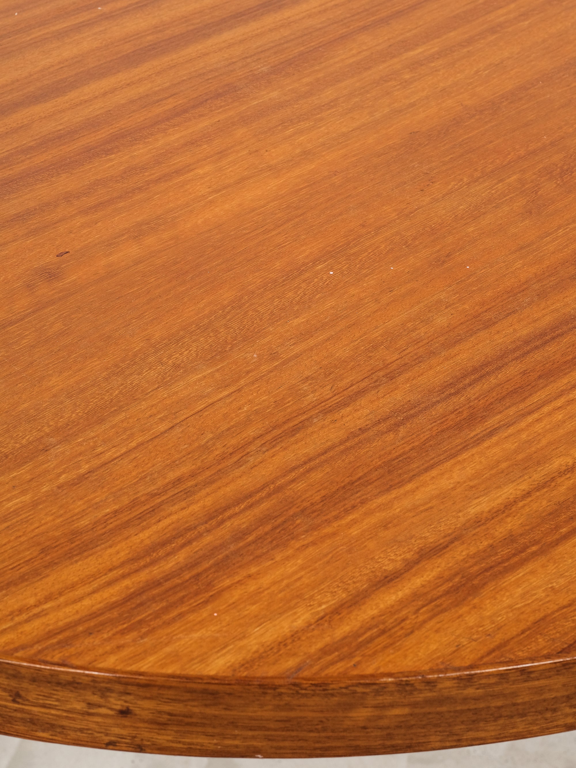 Mahogany Model 90 A Round Dining Table by Alvar Aalto for Artek, 1950s