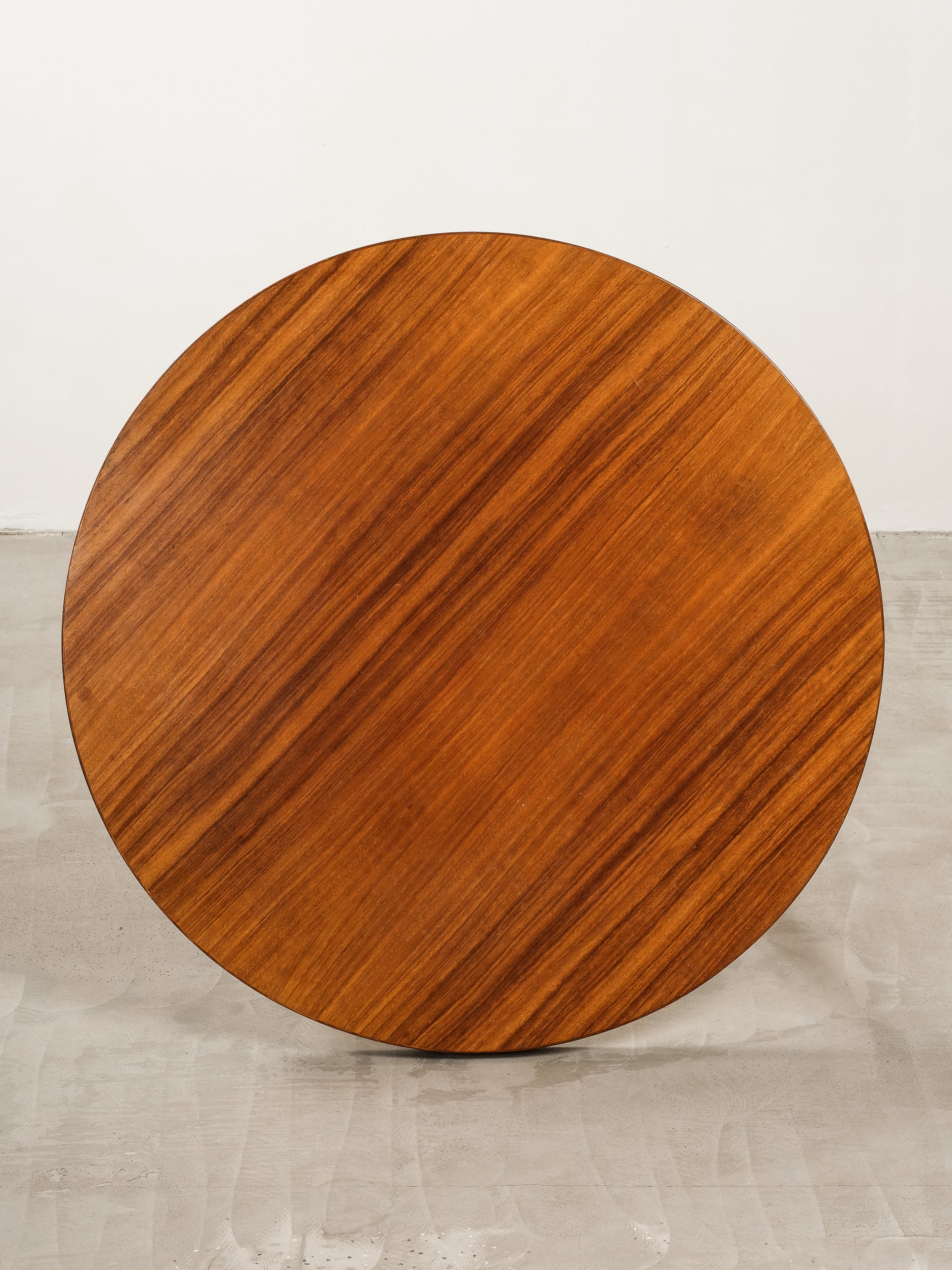 Mahogany Model 90 A Round Dining Table by Alvar Aalto for Artek, 1950s