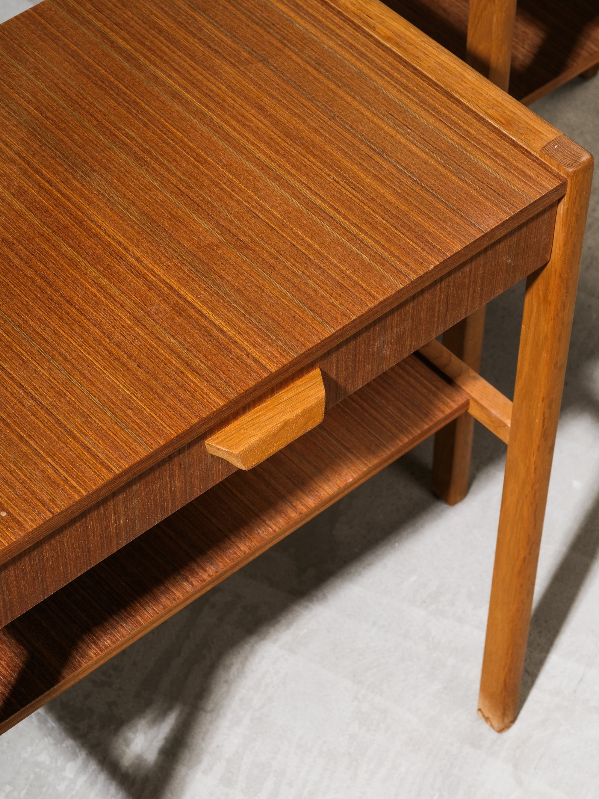 Scandinavian Mid-Century Modern Bedside Tables