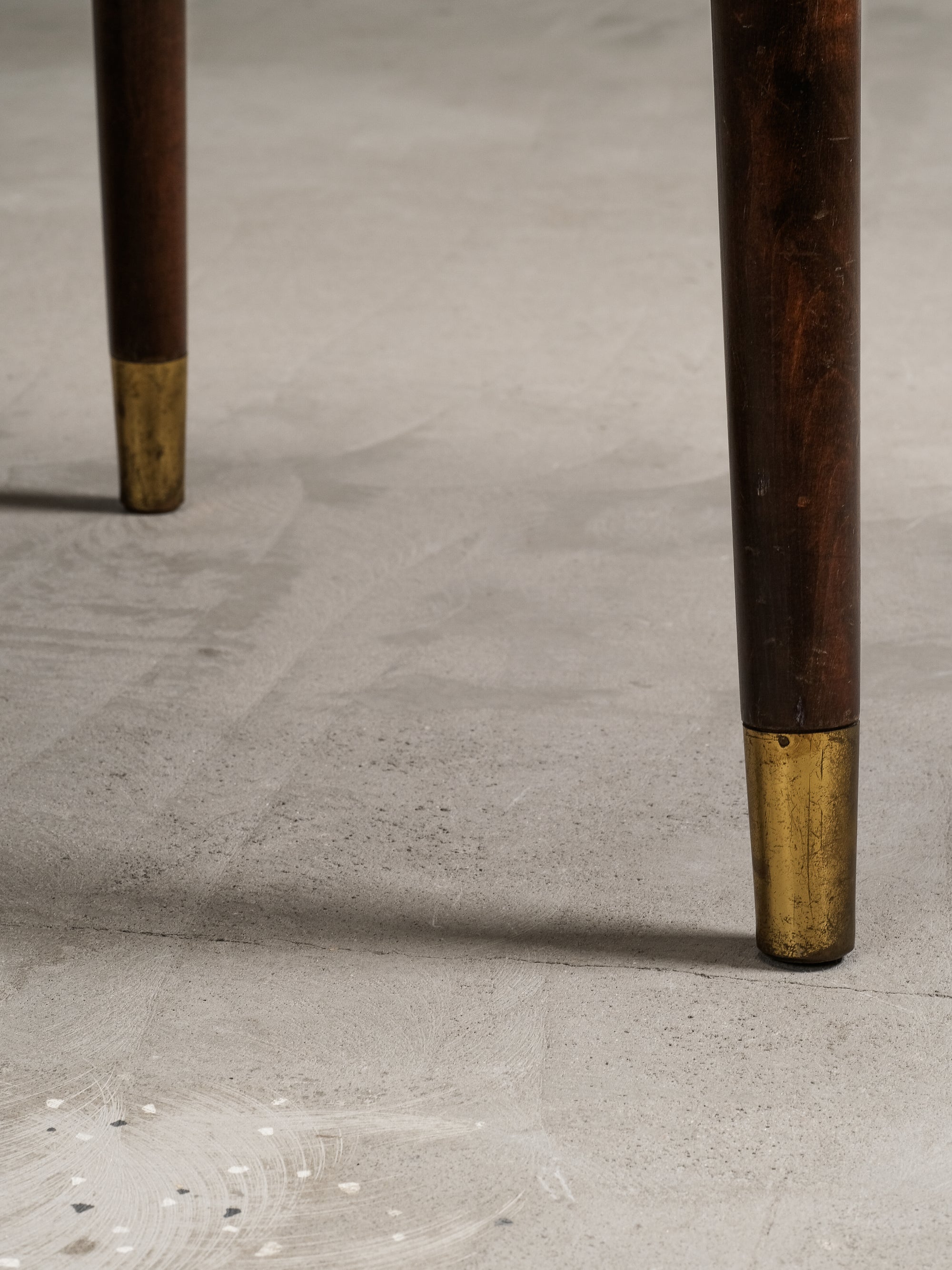 Mid-Century Swedish Organic Form Teak Coffee Table with Inlay, 1950s