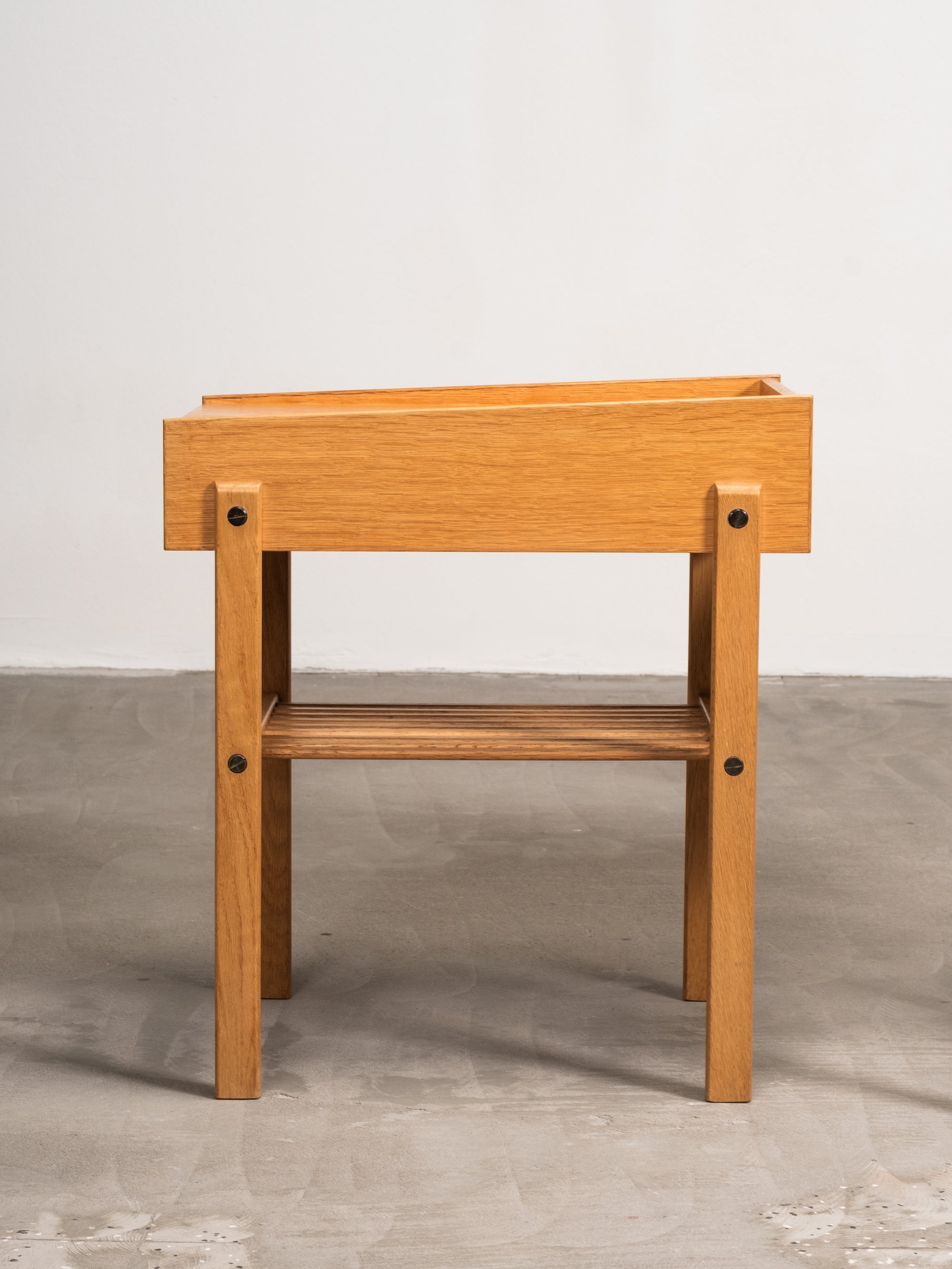 Pair of Scandinavian Oak Bedside Tables, 1960s