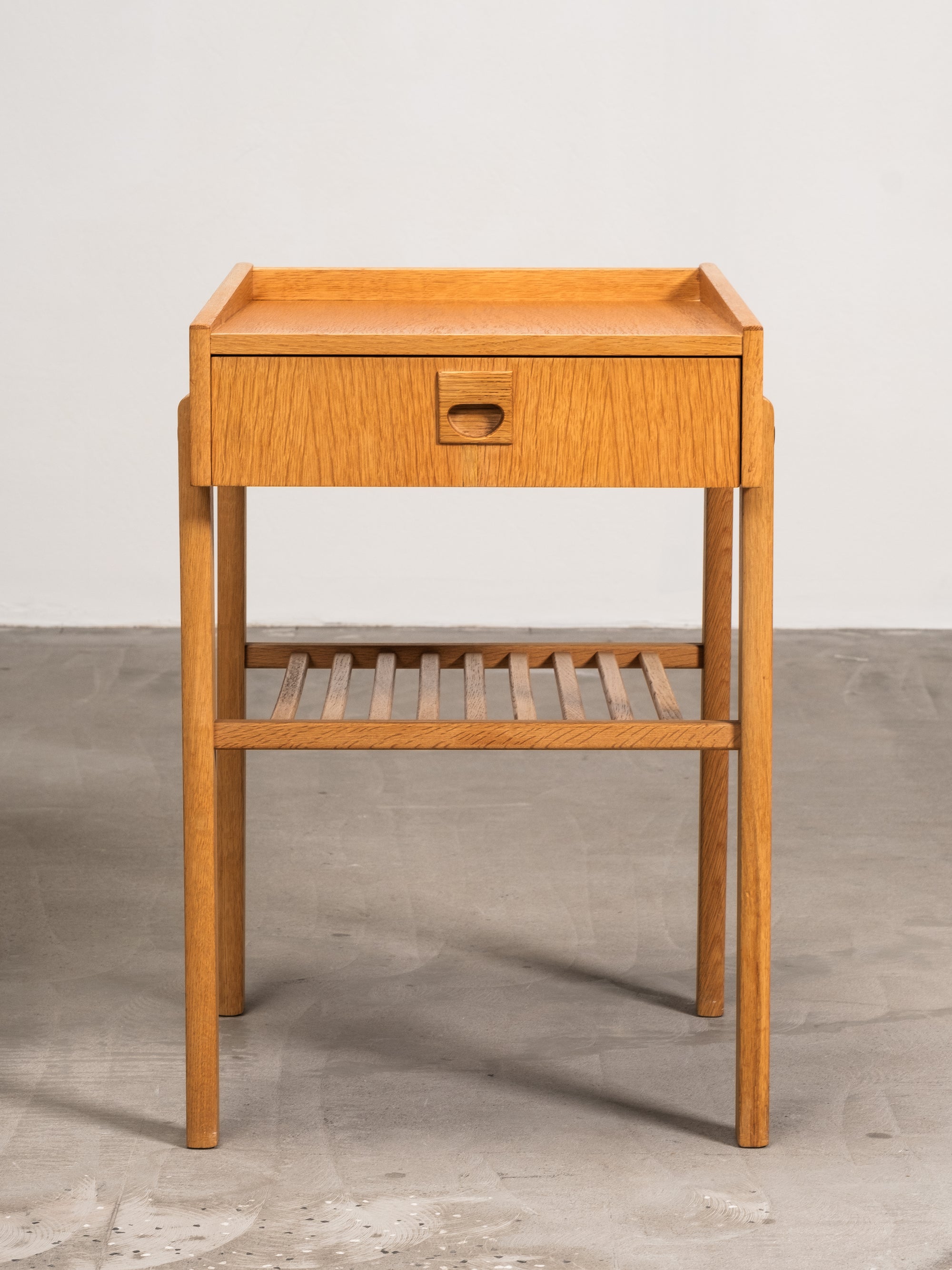 Pair of Scandinavian Oak Bedside Tables, 1960s