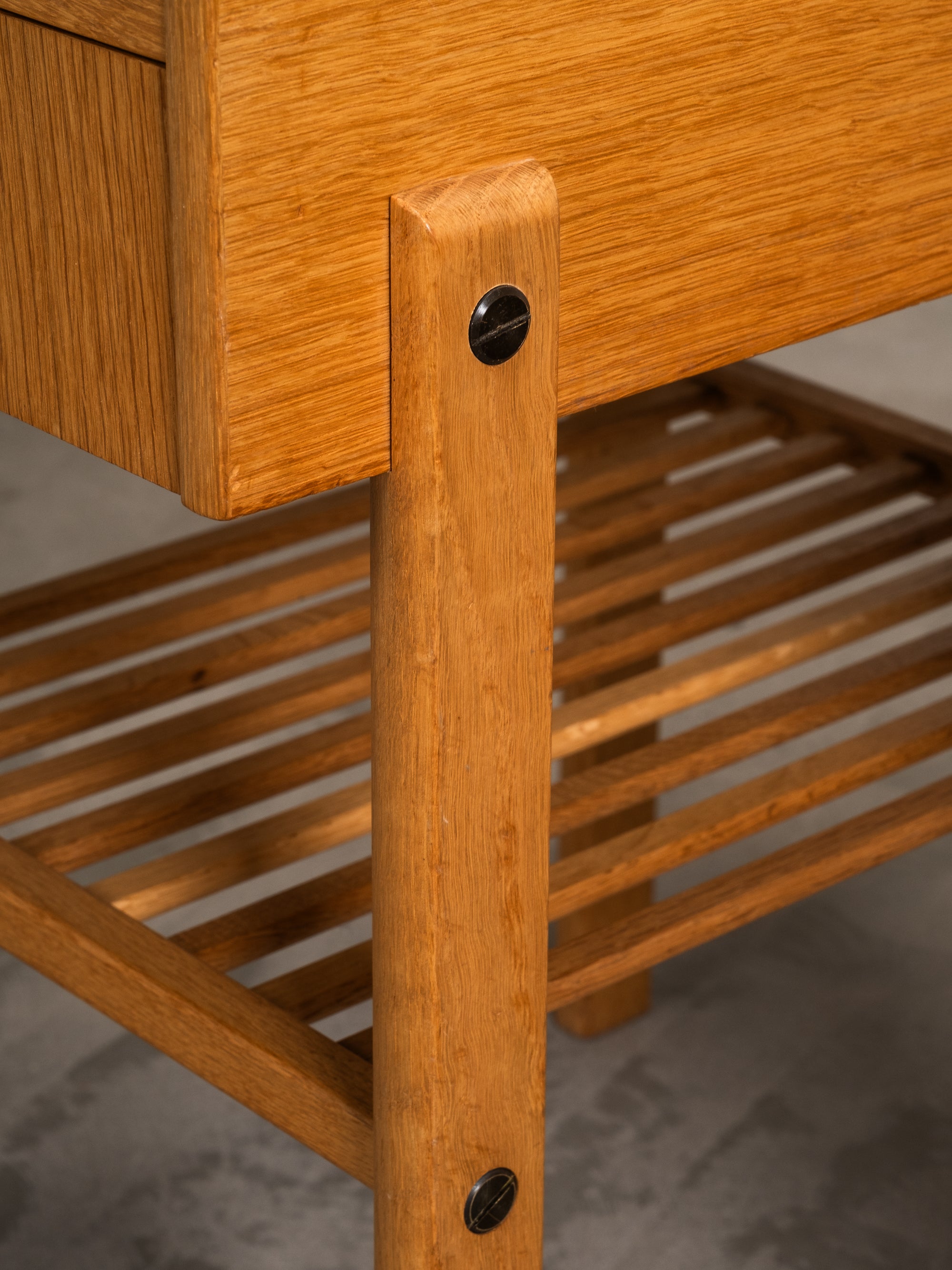 Pair of Scandinavian Oak Bedside Tables, 1960s