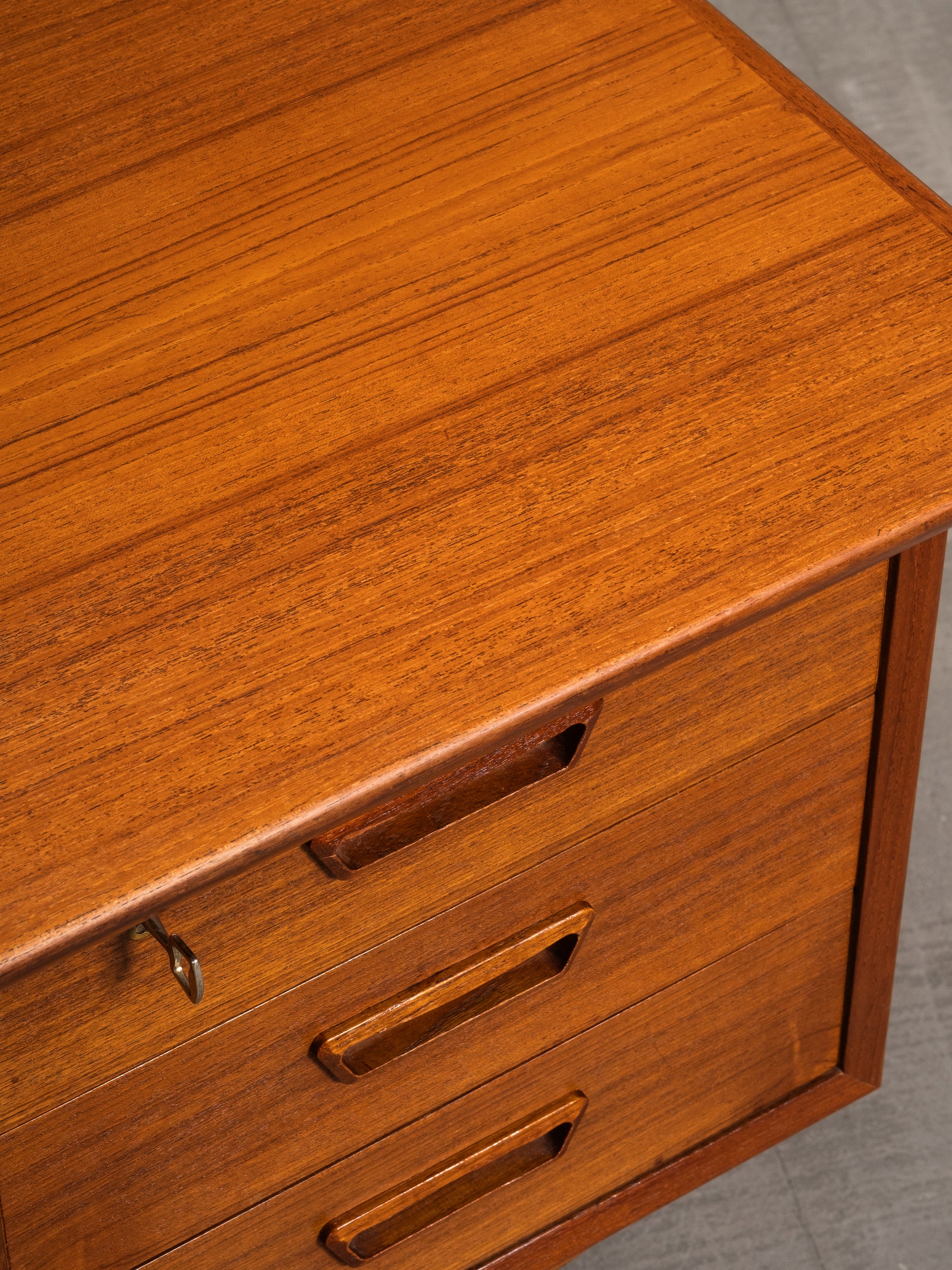 Double-Sided Teak Desk, Denmark, 1960s