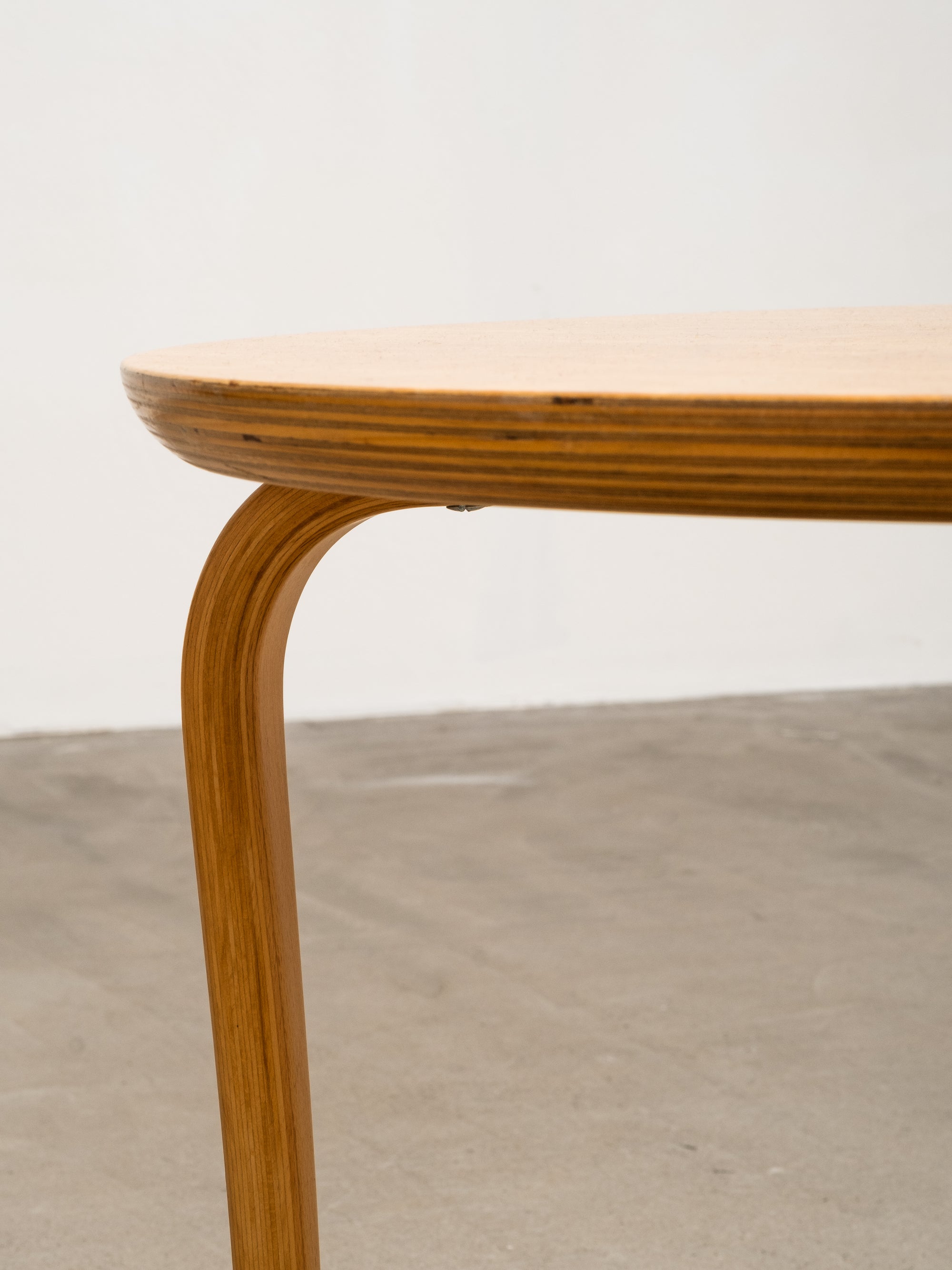 “Annika” Curly Birch Coffee Table by Bruno Mathsson for Dux, Sweden, 1960s