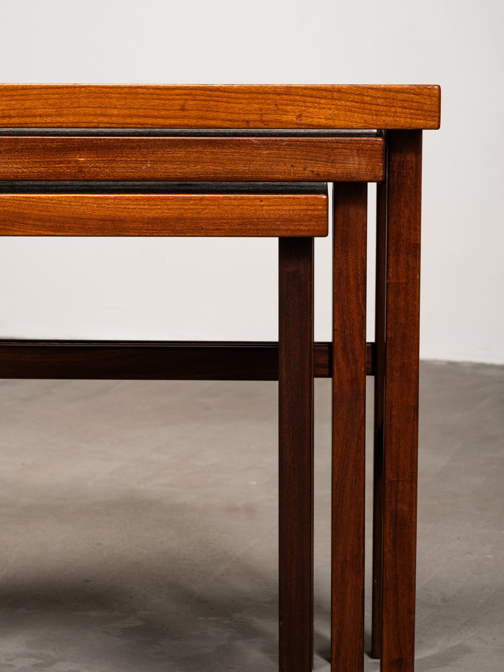 ‘Triplex’ Nesting Tables by Olof Ottelin for Oy Stockmann Ab / Keravan Puusepäntehdas, Finland, 1950s