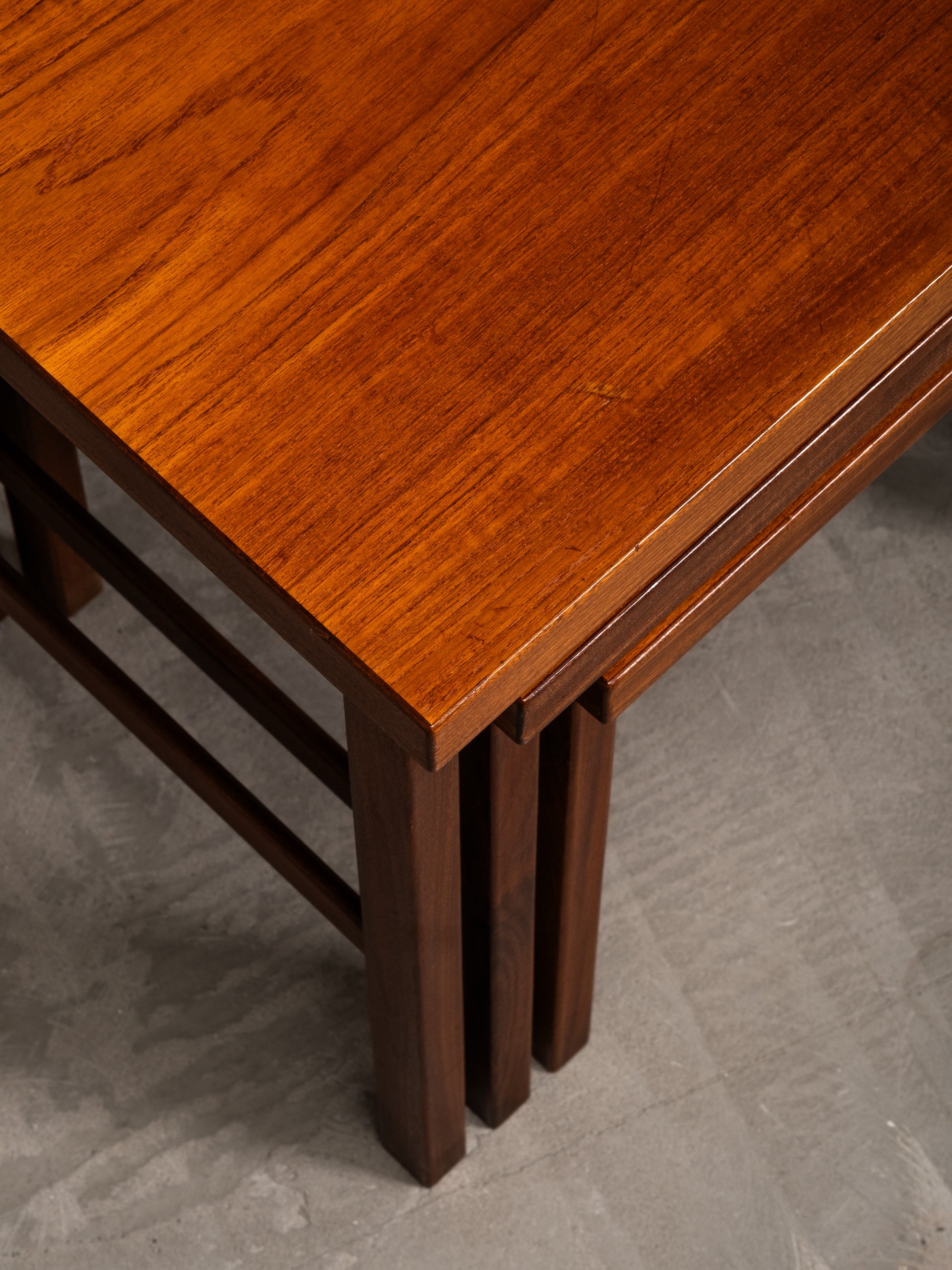 ‘Triplex’ Nesting Tables by Olof Ottelin for Oy Stockmann Ab / Keravan Puusepäntehdas, Finland, 1950s