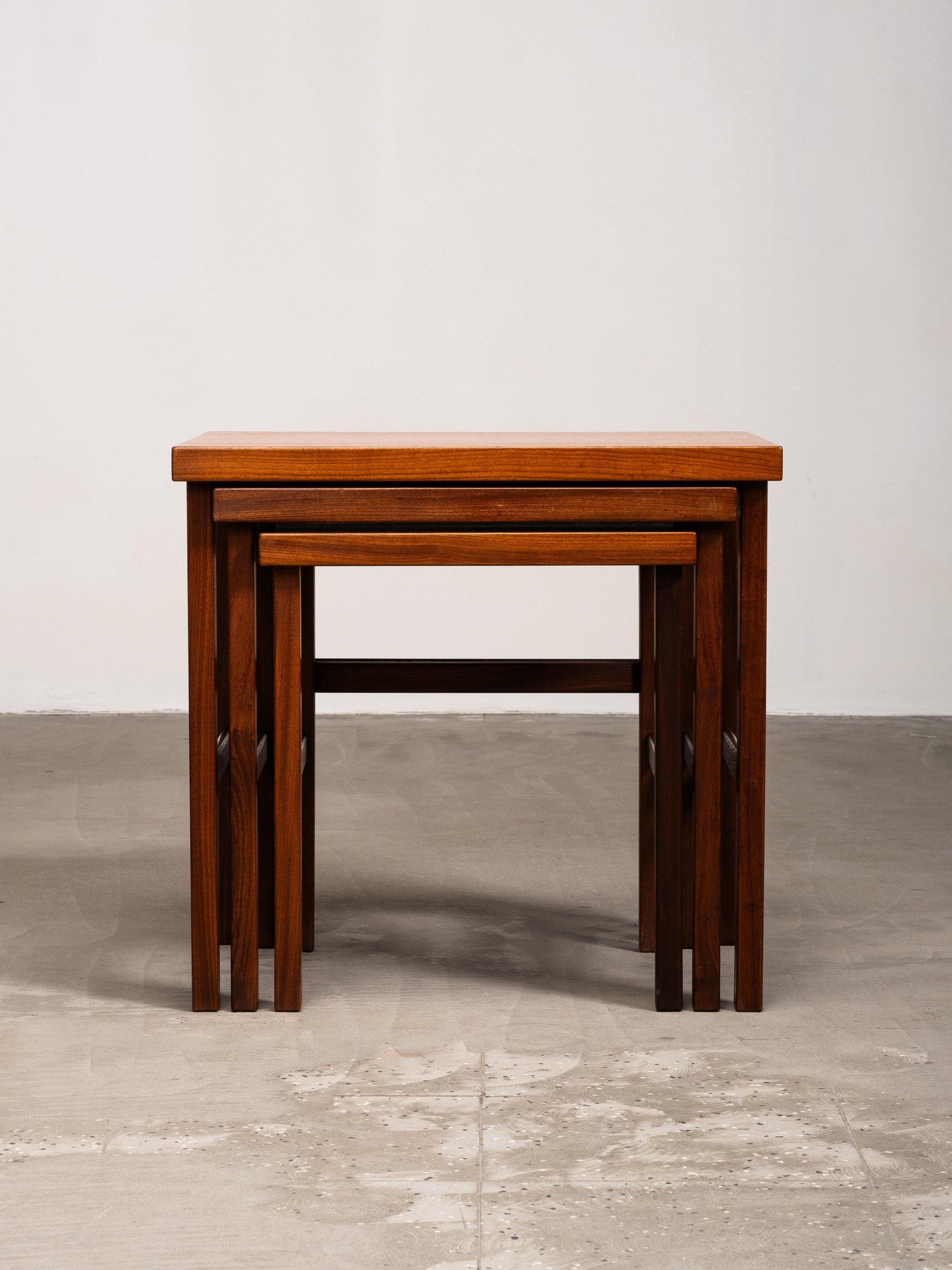 ‘Triplex’ Nesting Tables by Olof Ottelin for Oy Stockmann Ab / Keravan Puusepäntehdas, Finland, 1950s