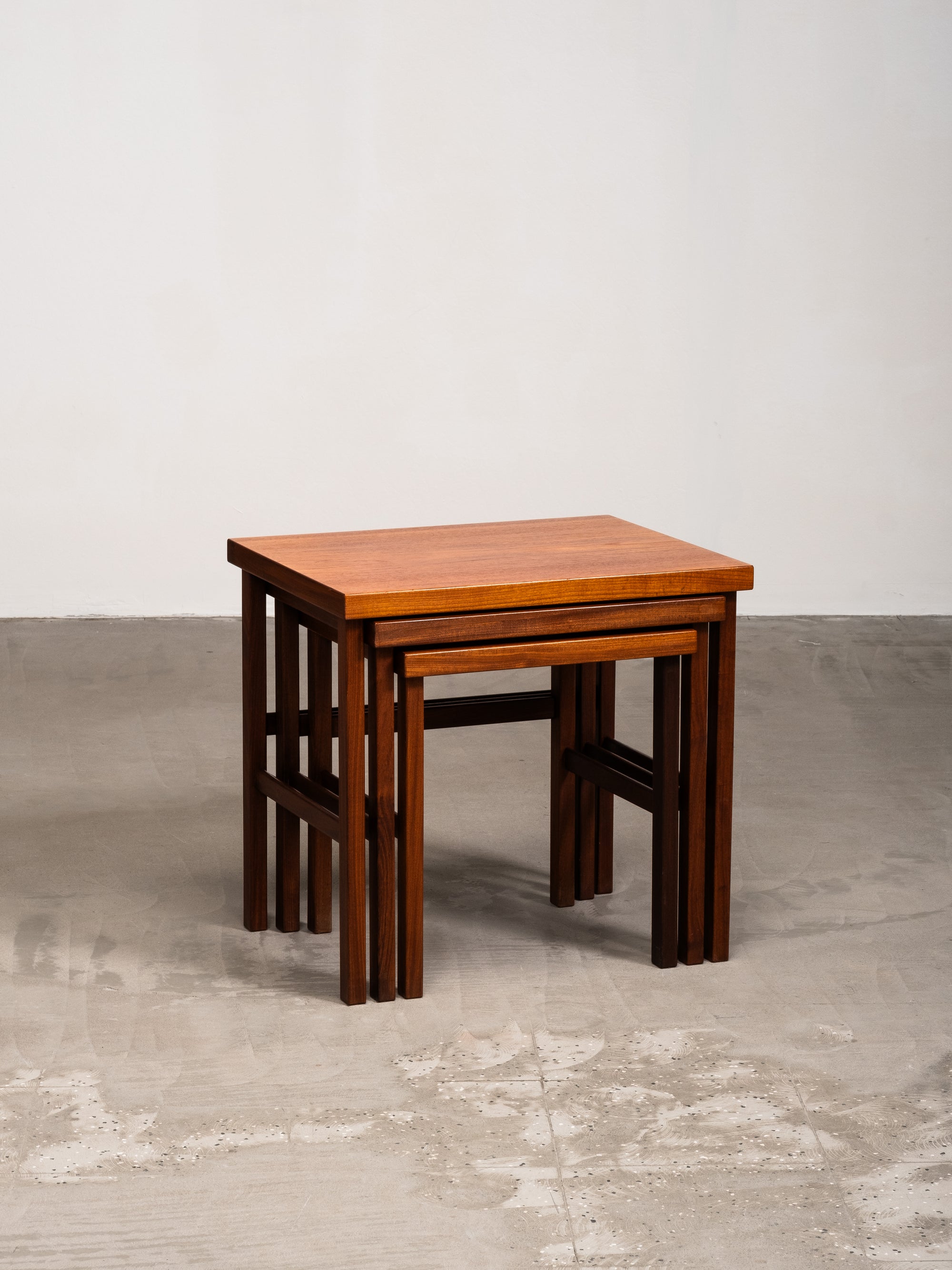 ‘Triplex’ Nesting Tables by Olof Ottelin for Oy Stockmann Ab / Keravan Puusepäntehdas, Finland, 1950s
