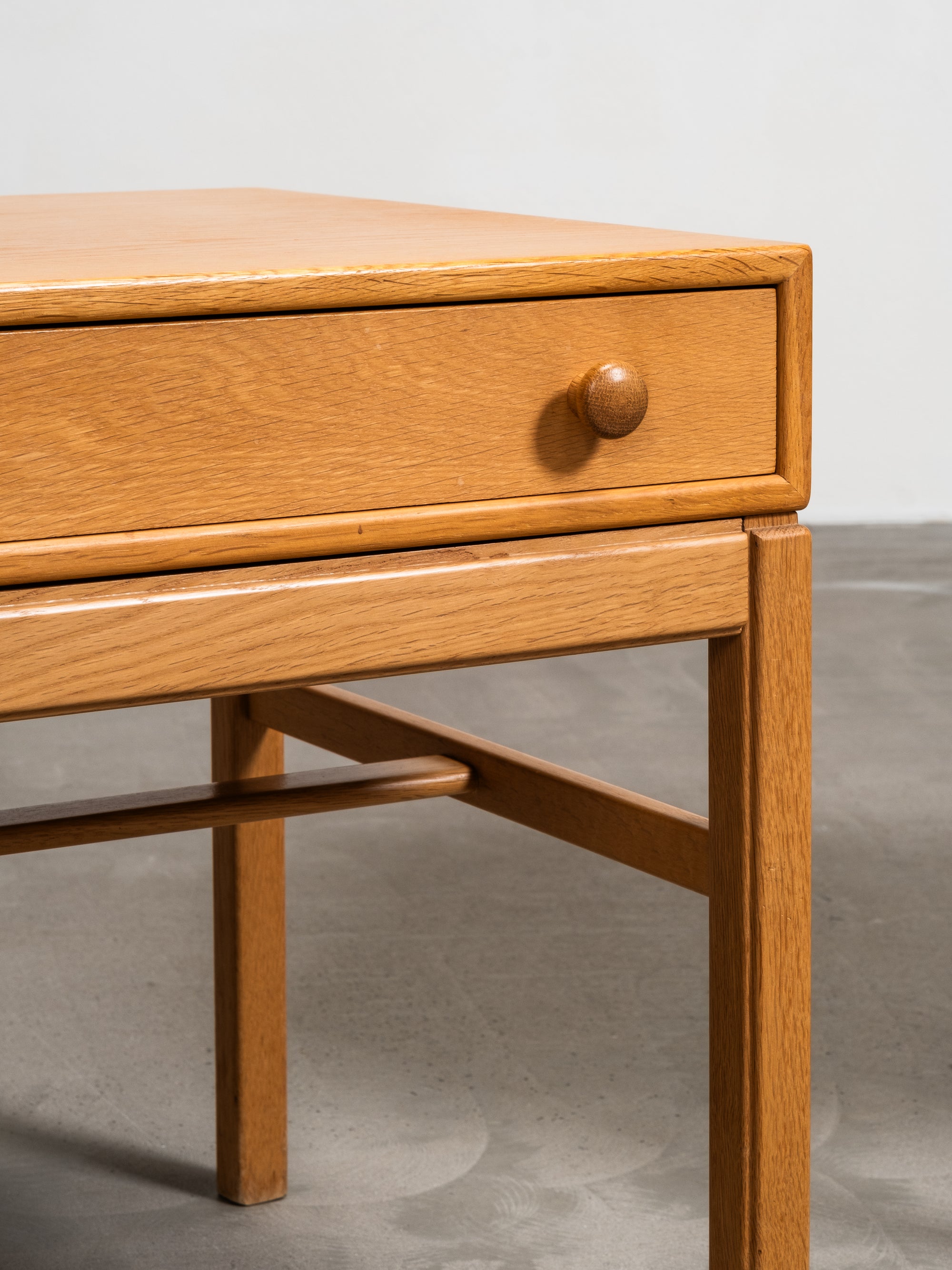 Pair of Oak Bedside Tables Model &quot;Casino&quot; by Engström &amp; Myrstrand, Sweden, 1960s