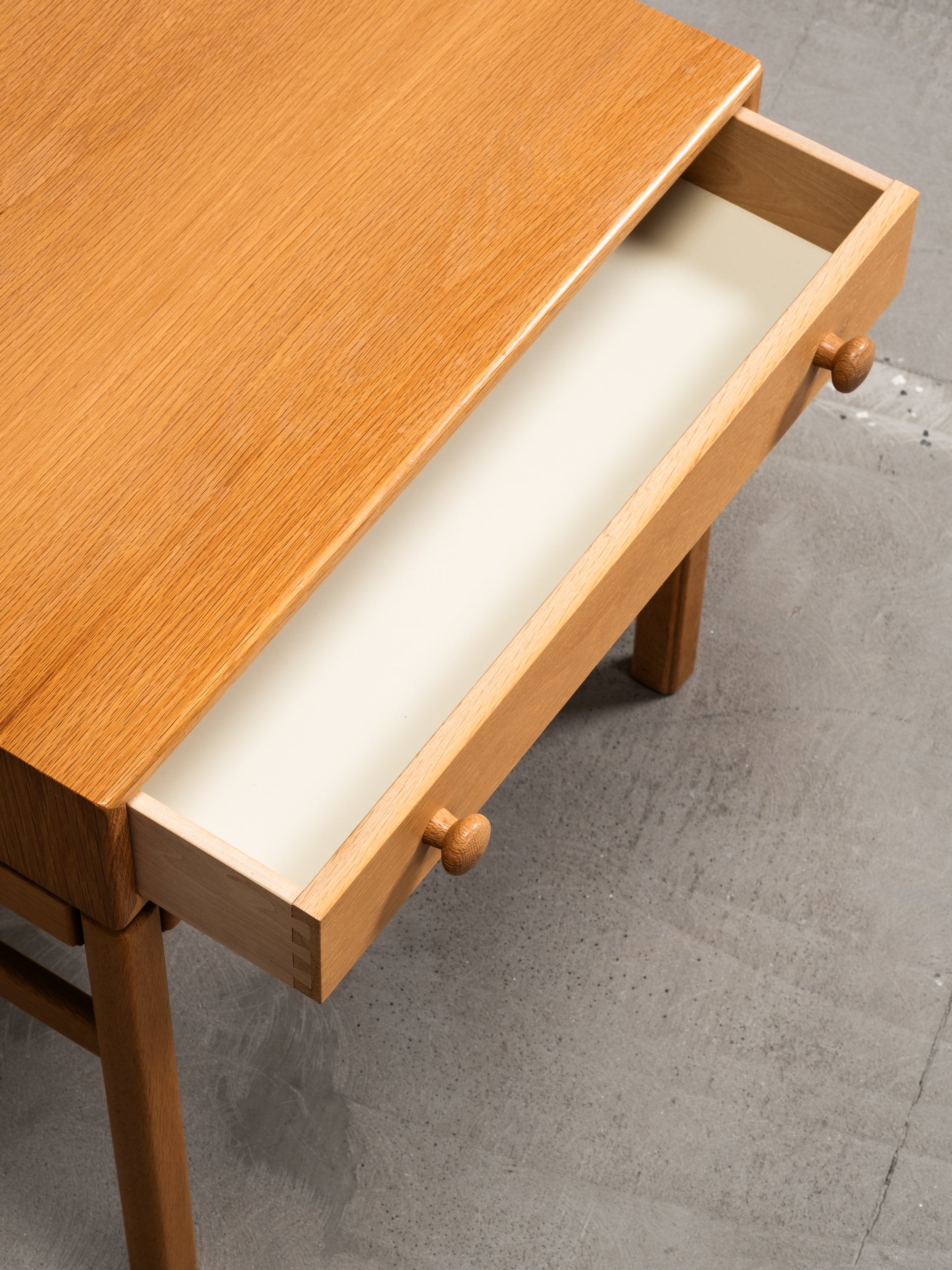 Pair of Oak Bedside Tables Model &quot;Casino&quot; by Engström &amp; Myrstrand, Sweden, 1960s