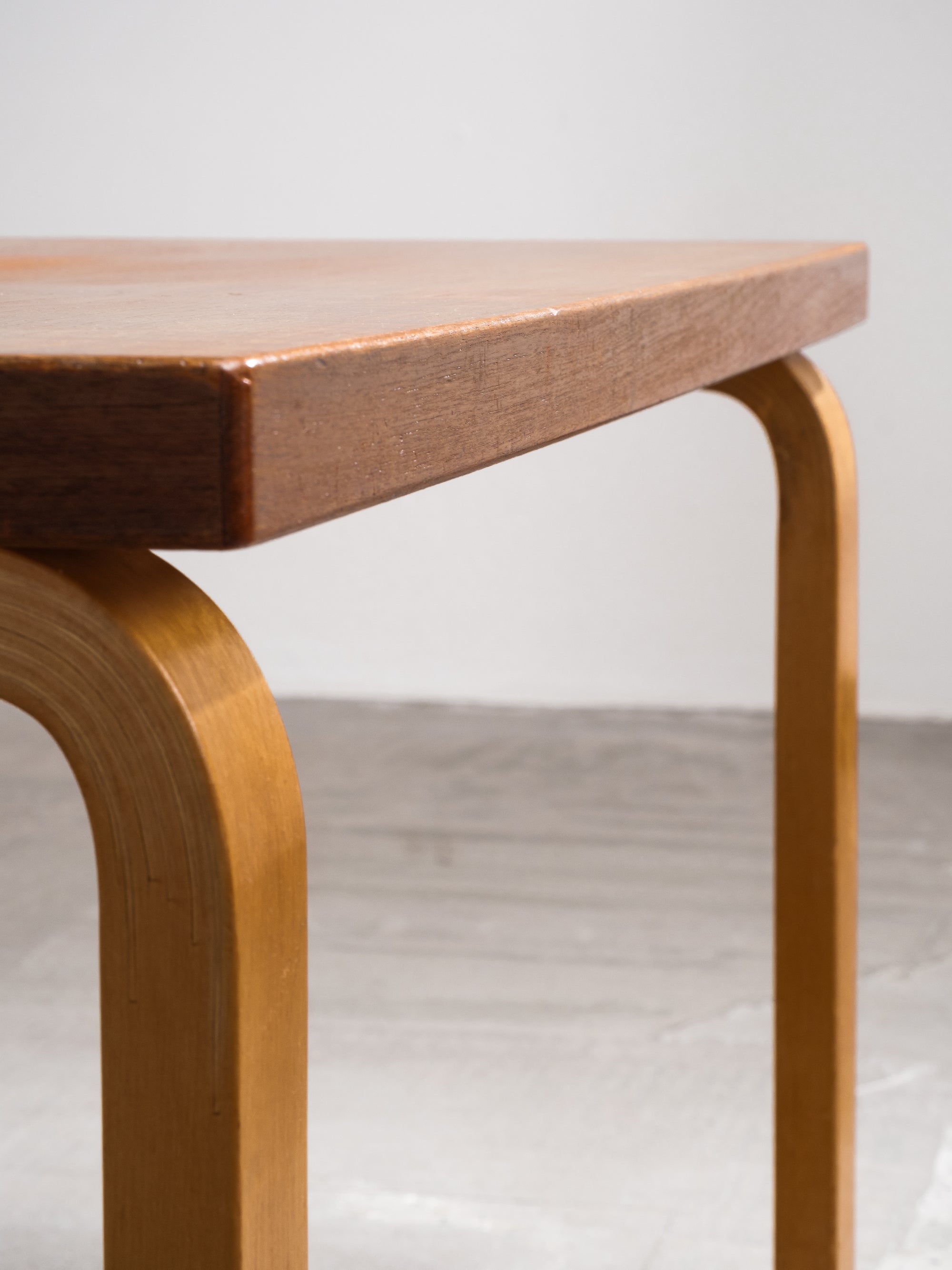 Rare Vintage Coffee Table by Artek, Teak &amp; Birch, Finland, circa 1960s